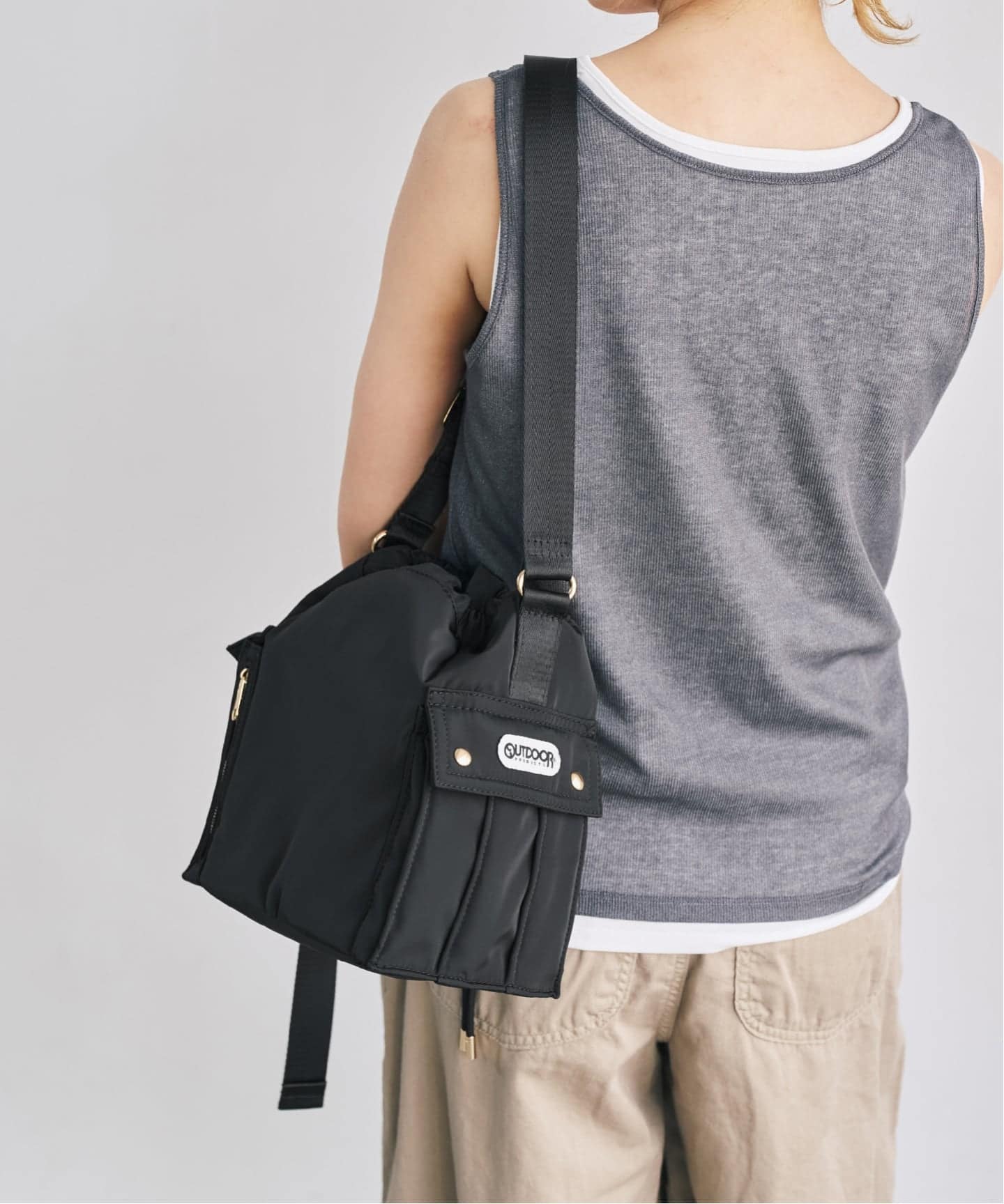 別注》OUTDOOR PRODUCTS サイドポケットショルダーバッグ*（ショルダー