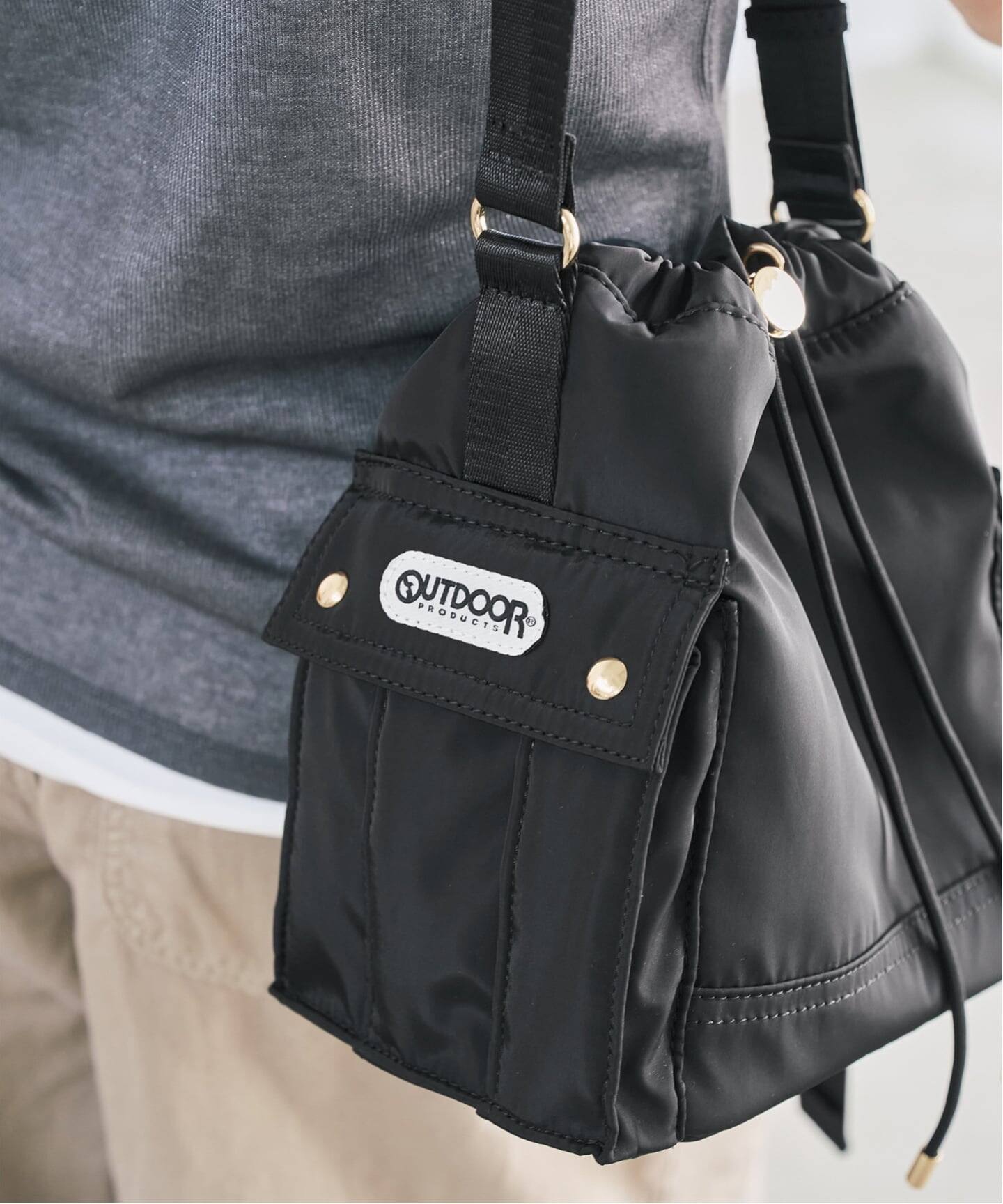 別注》OUTDOOR PRODUCTS サイドポケットショルダーバッグ*（ショルダー 