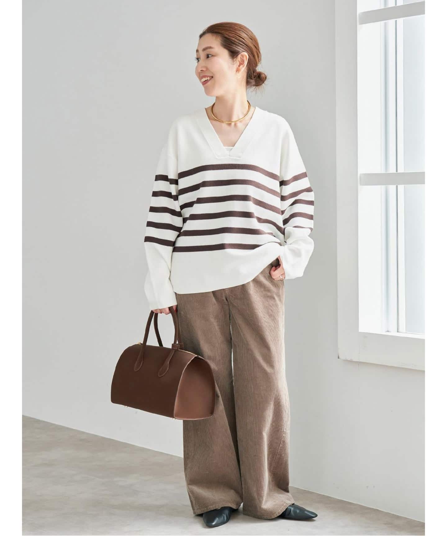 予約》Maison de Z/ メゾン ド ゼット スエードボストンBAG（ボストン