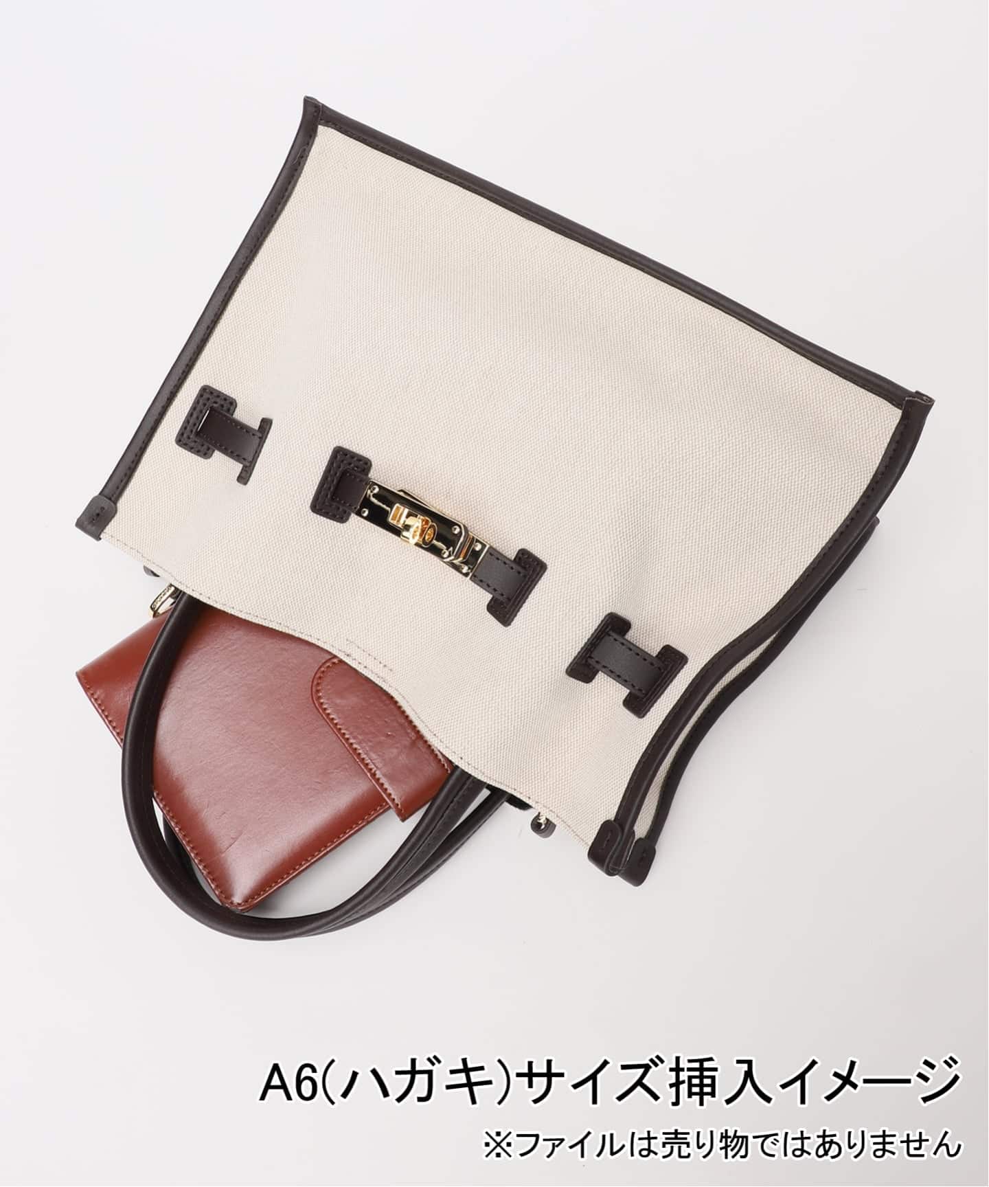 VIOLAd'ORO / ヴィオラドーロ 別注キャンバス*レザートートバッグM