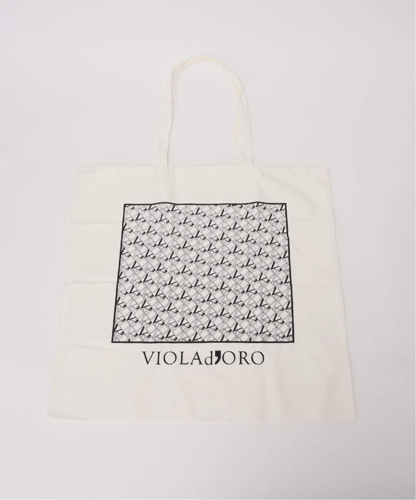 VIOLAd'ORO / ヴィオラドーロ 別注キャンバス*レザートートバッグM