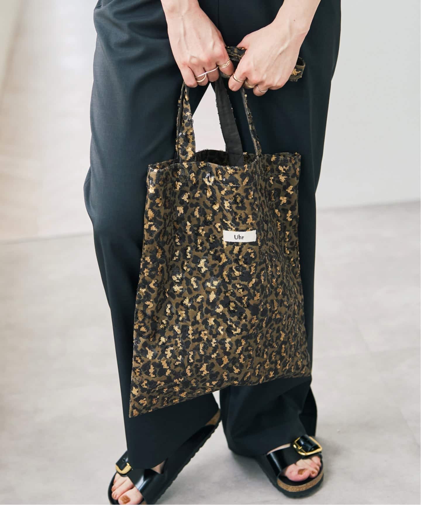 Uhr / ウーア Sequin Leopard Tote（トートバッグ）｜Spick & Span
