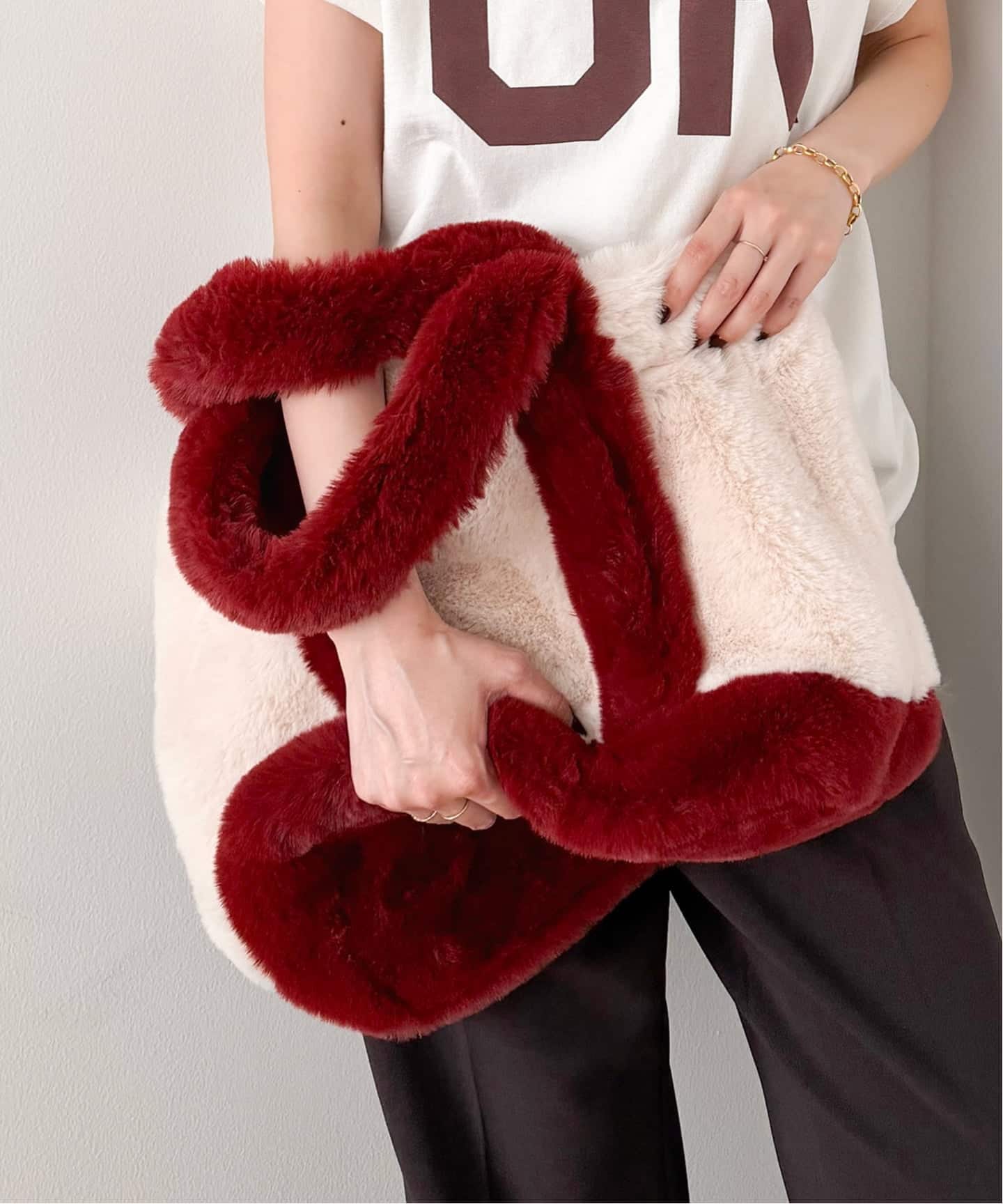 予約》Spick & Span ECO FUR TOTE / エコファートート（トートバッグ