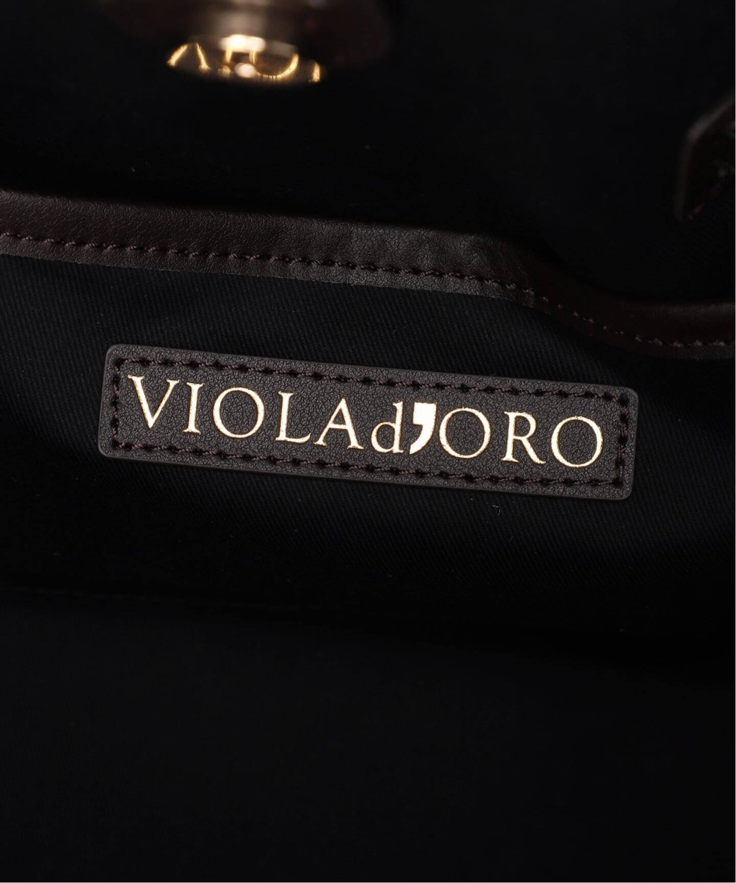 VIOLAd'ORO / ヴィオラドーロ キャンバス*レザートートバッグL