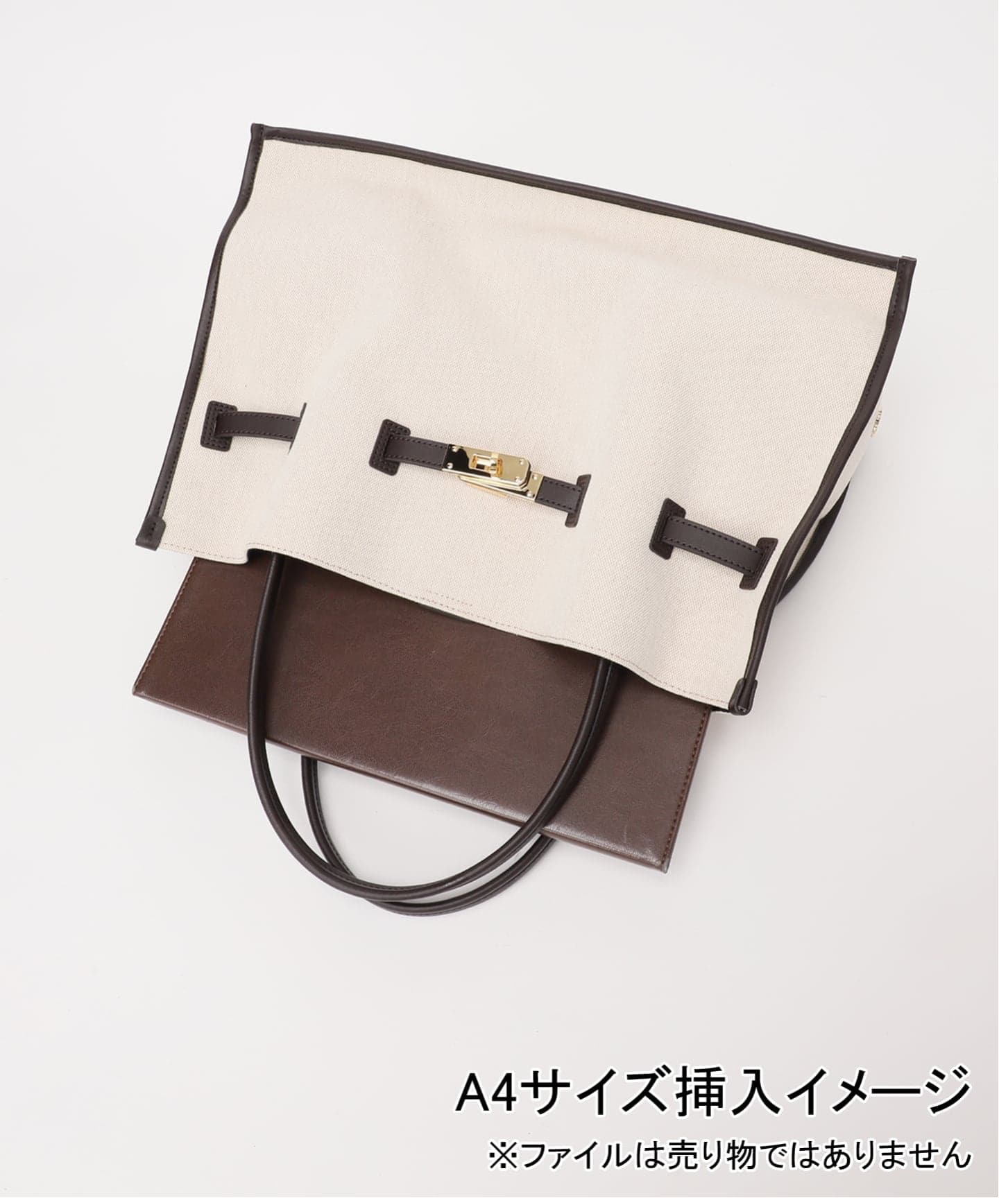 VIOLAd'ORO / ヴィオラドーロ キャンバス*レザートートバッグL