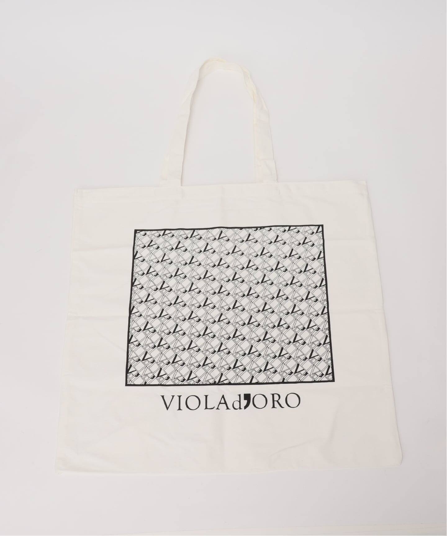 VIOLAd'ORO / ヴィオラドーロ キャンバス*レザートートバッグL
