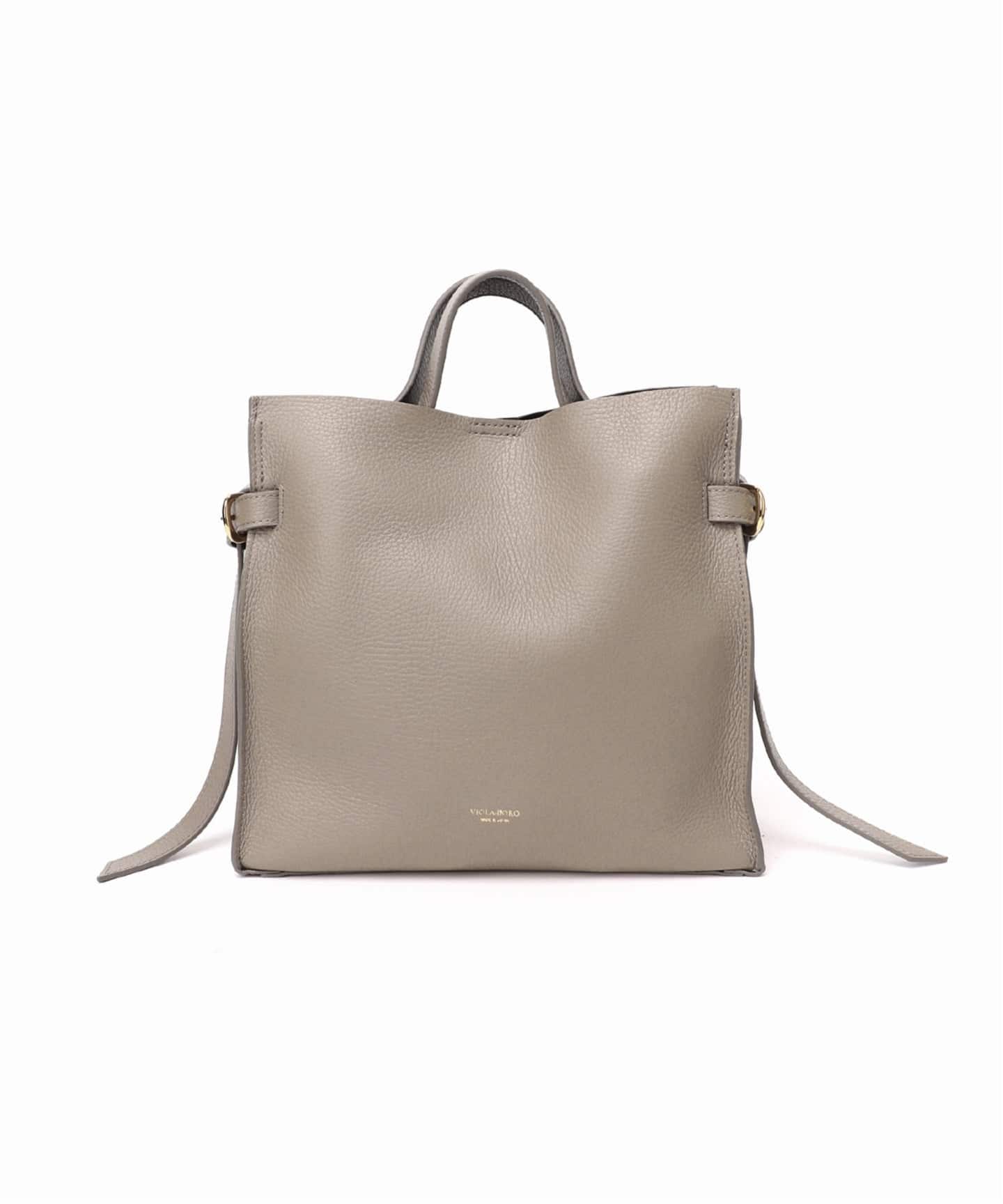VIOLAd'ORO / ヴィオラドーロ サイドベルトレザートート（トートバッグ