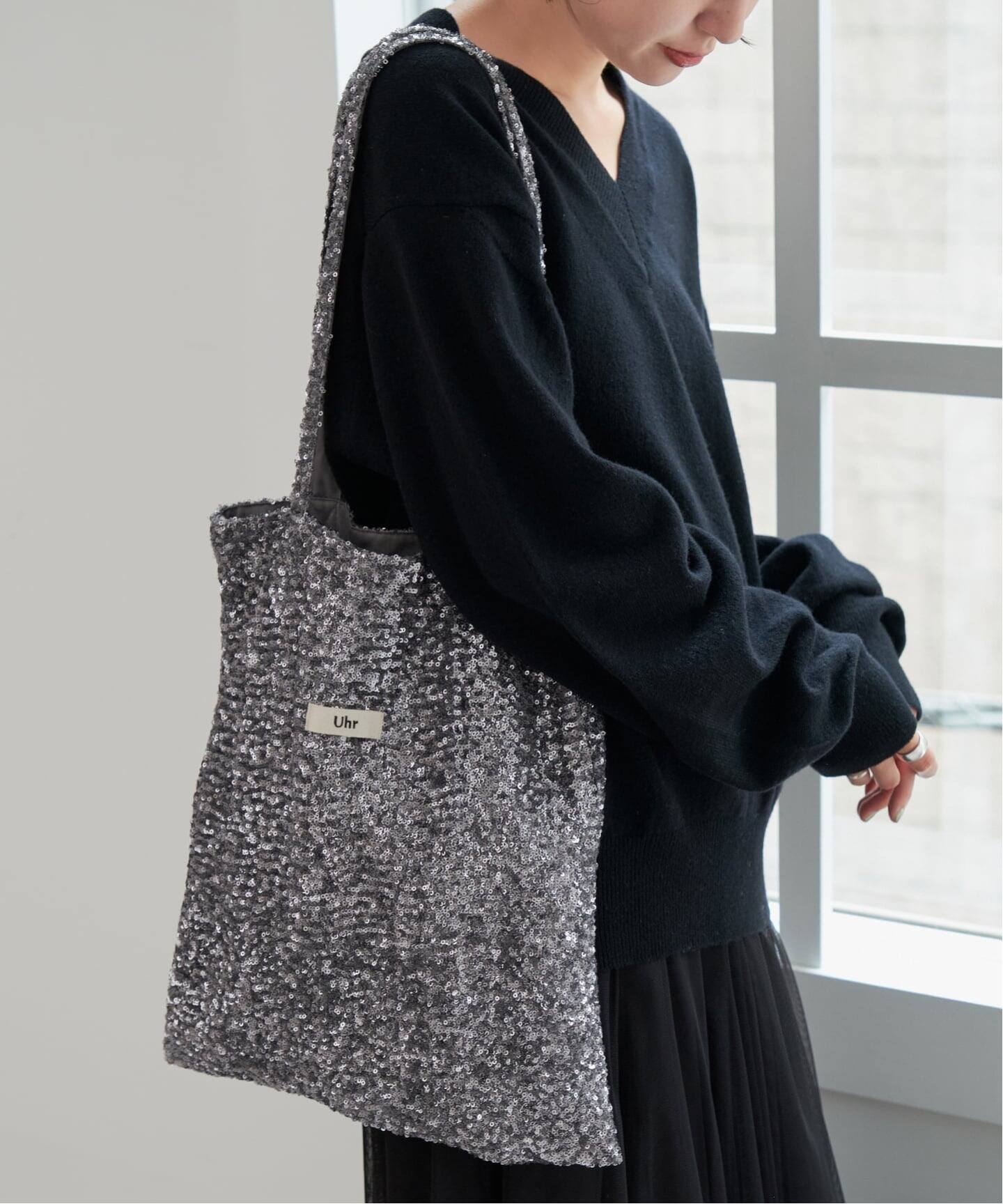 WEB限定 / 追加》Uhr / ウーア spangle Tote Bag（トートバッグ 