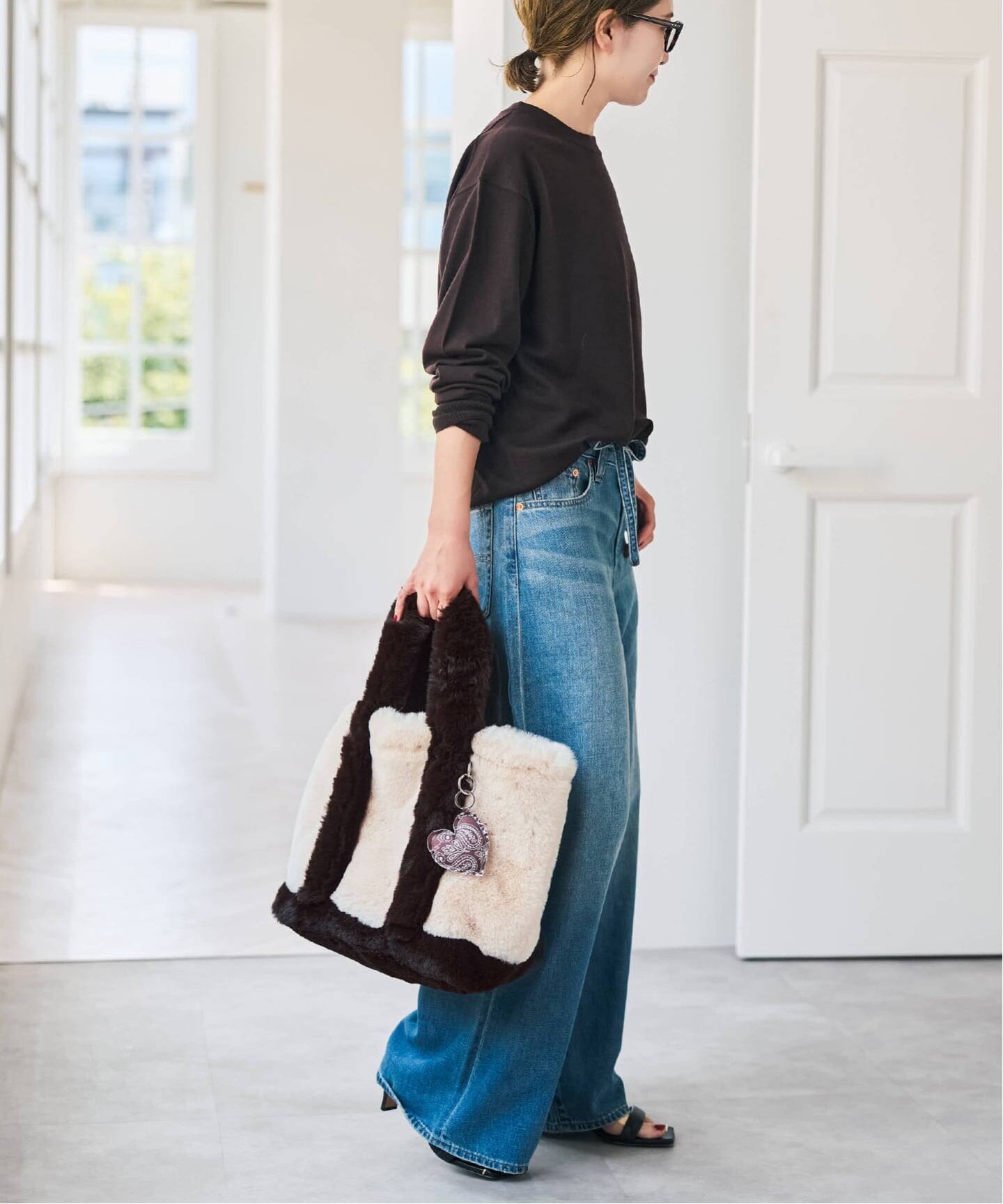 追加》Spick & Span ECO FUR TOTE / エコファートート（トートバッグ