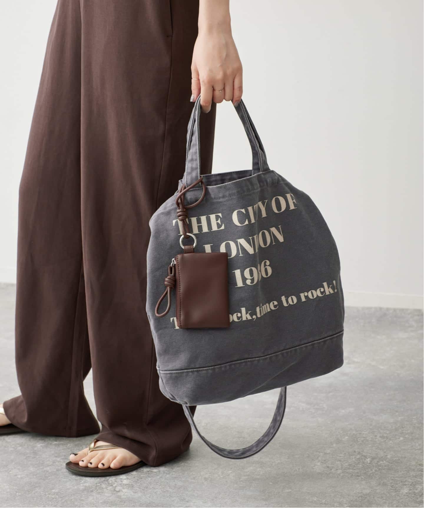 Spick&Span CONTROL FREAK WASHED LOGOトート WEB限定 / 追加3》別注 CONTROL FREAK WASHED LOGOトート ミニポーチ