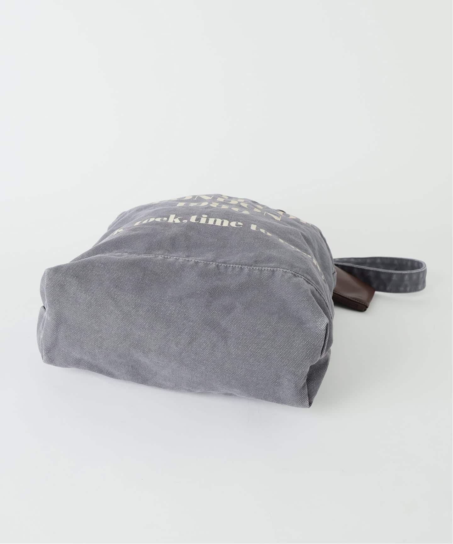 WEB限定 / 追加3》別注 CONTROL FREAK WASHED LOGOトート ミニポーチ