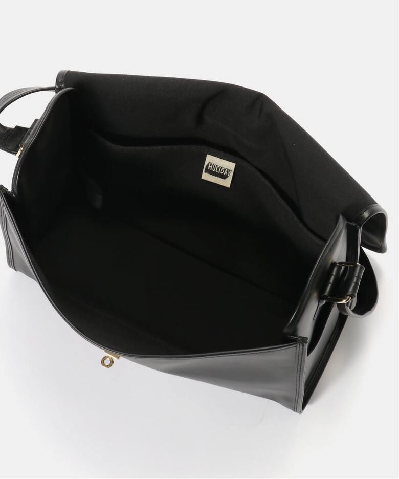 一部店舗+WEB限定》HOLIDAY/ホリデイ LEATHER FLAP BIG BAG 