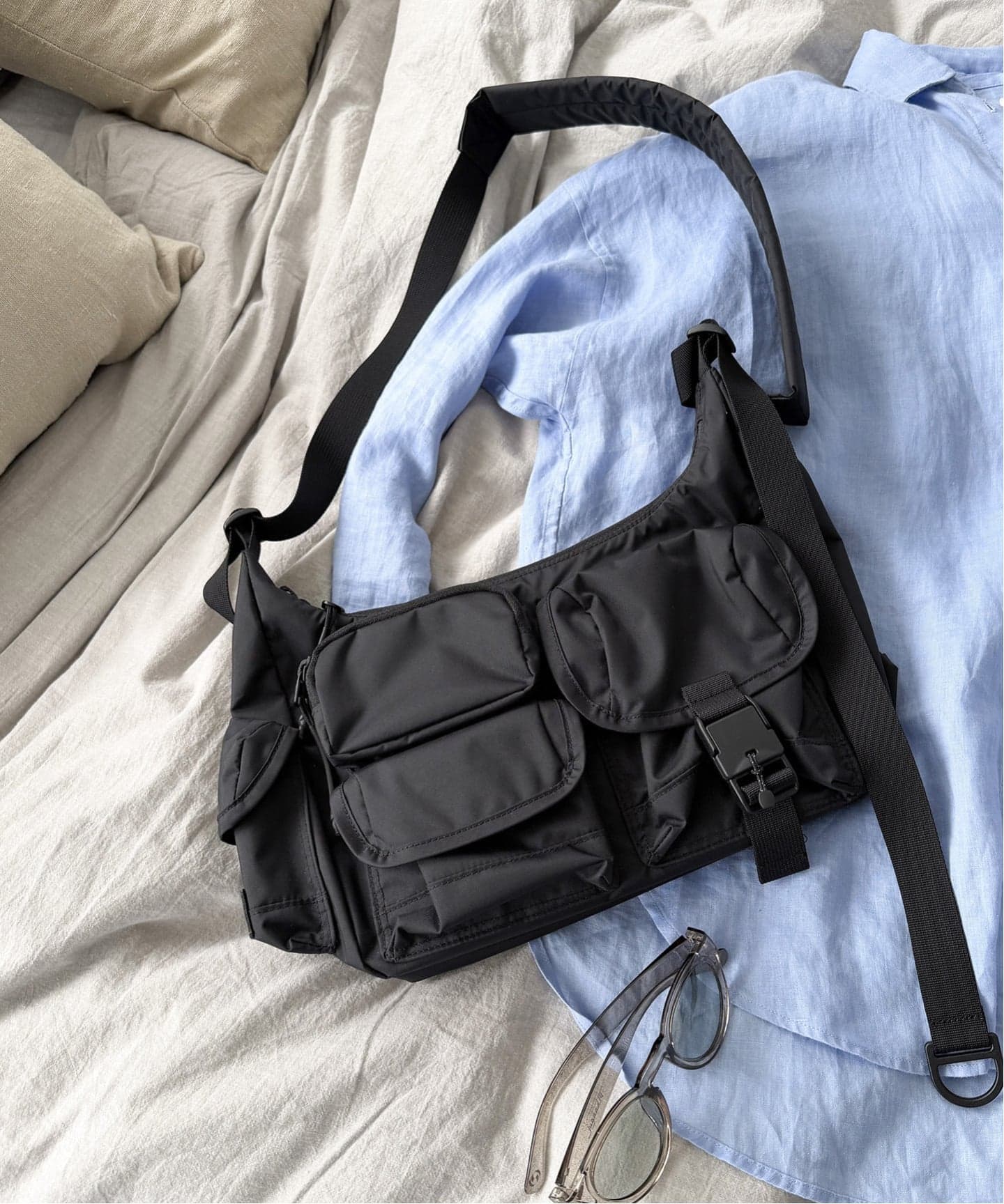 WEB限定 / 追加》BAICYCLON/バイシクロン 別注MULTI POCKET クロス