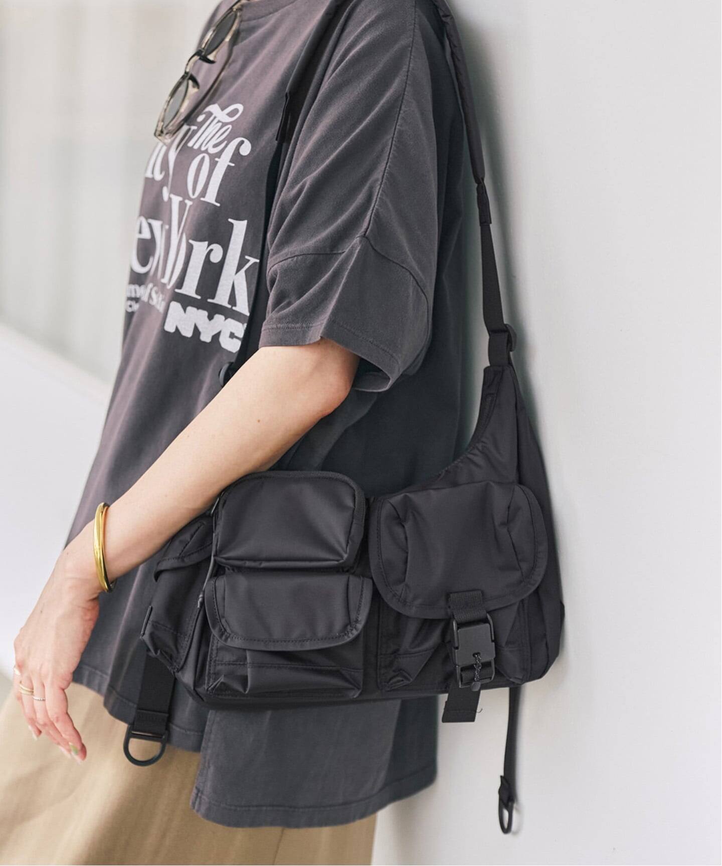 追加》BAICYCLON/バイシクロン 別注MULTI POCKET クロスボディー 