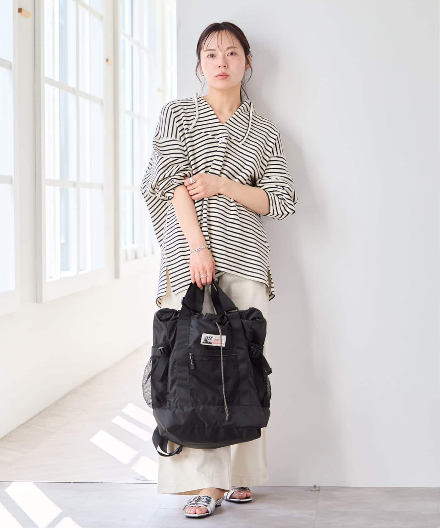 CARIBOU MOUNTAINEERING】 別注L/W PACK TOTE（トートバッグ）｜U by