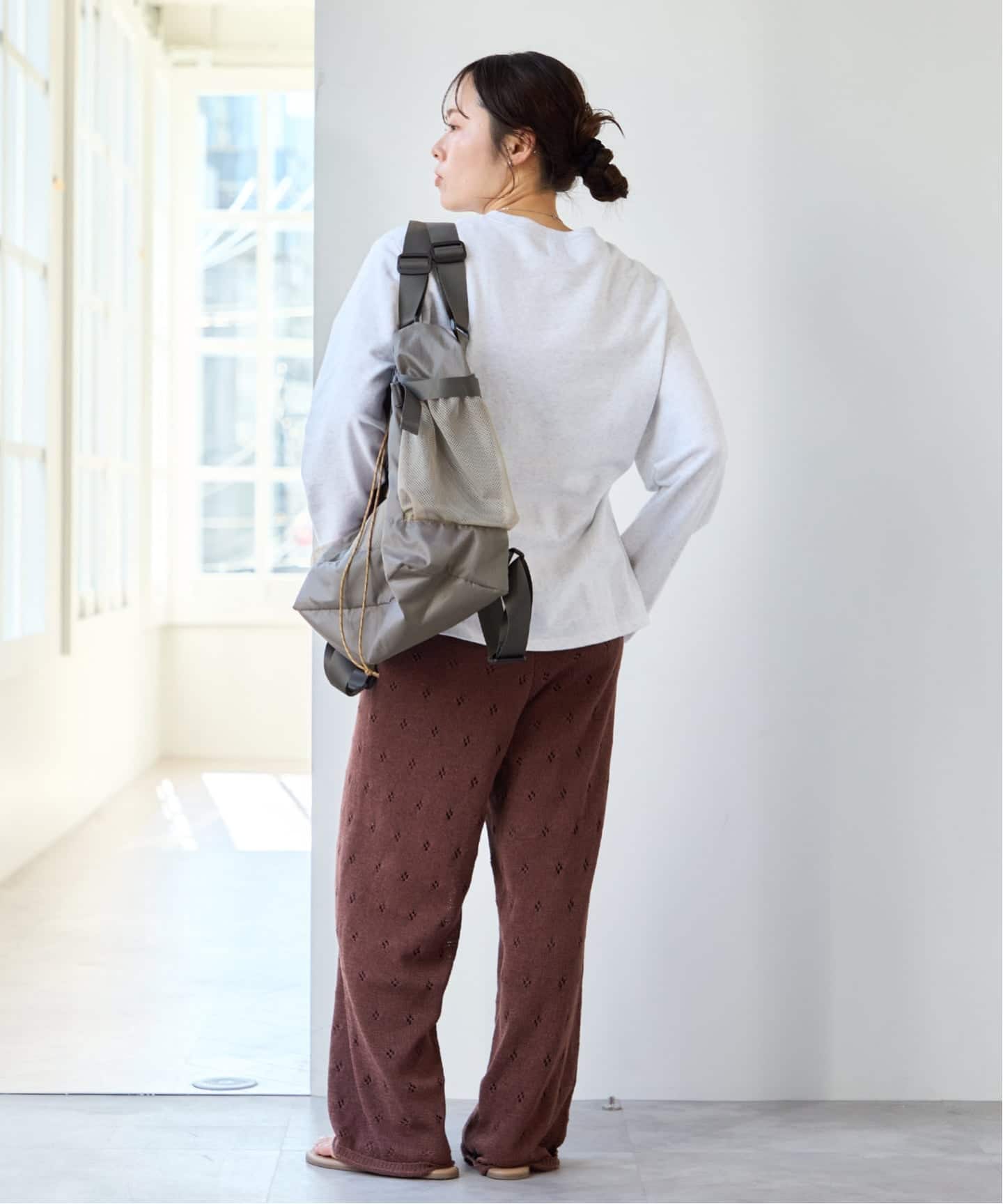 CARIBOU MOUNTAINEERING】 別注L/W PACK TOTE（トートバッグ）｜U by