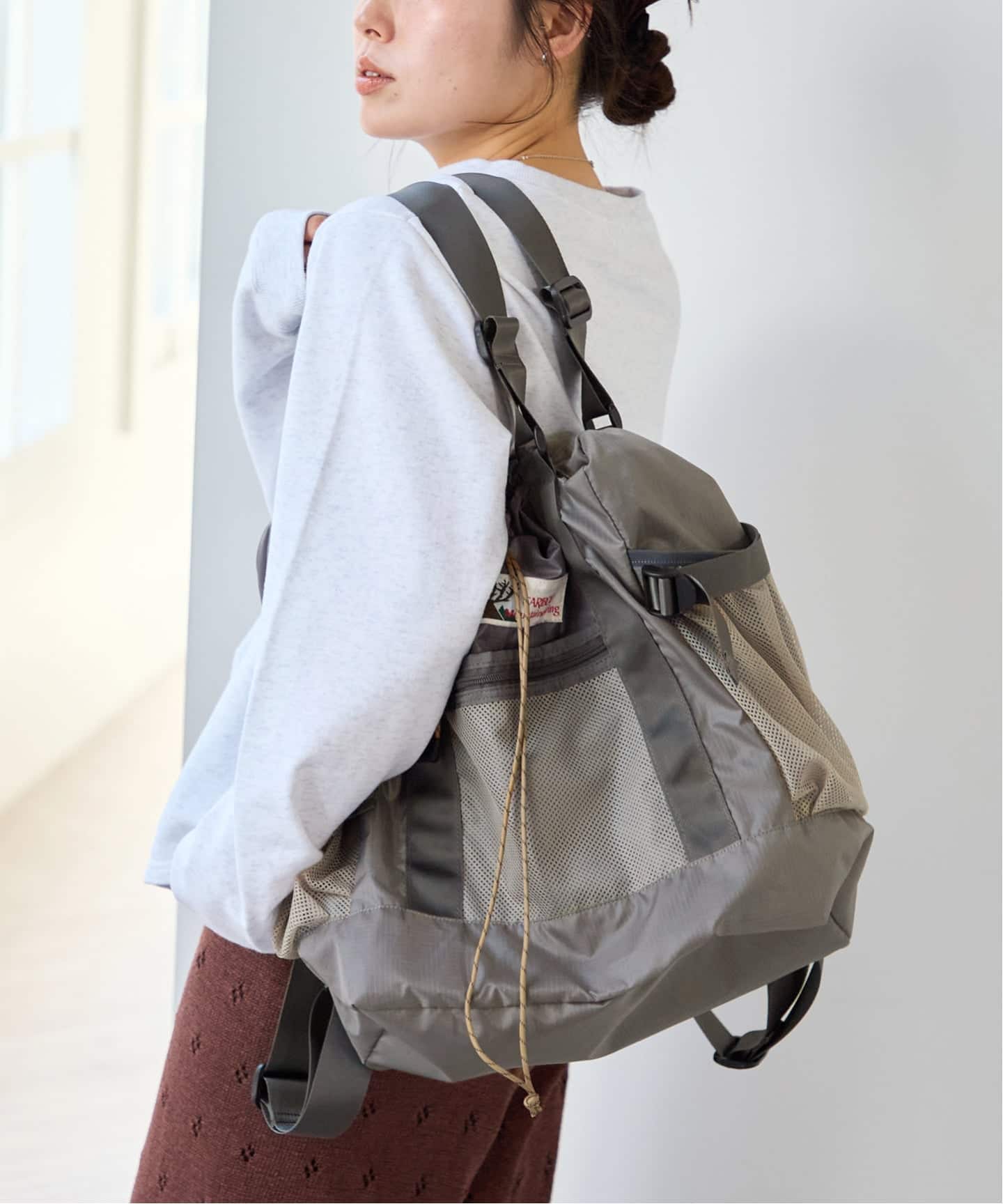 CARIBOU MOUNTAINEERING】 別注L/W PACK TOTE（トートバッグ）｜UBY
