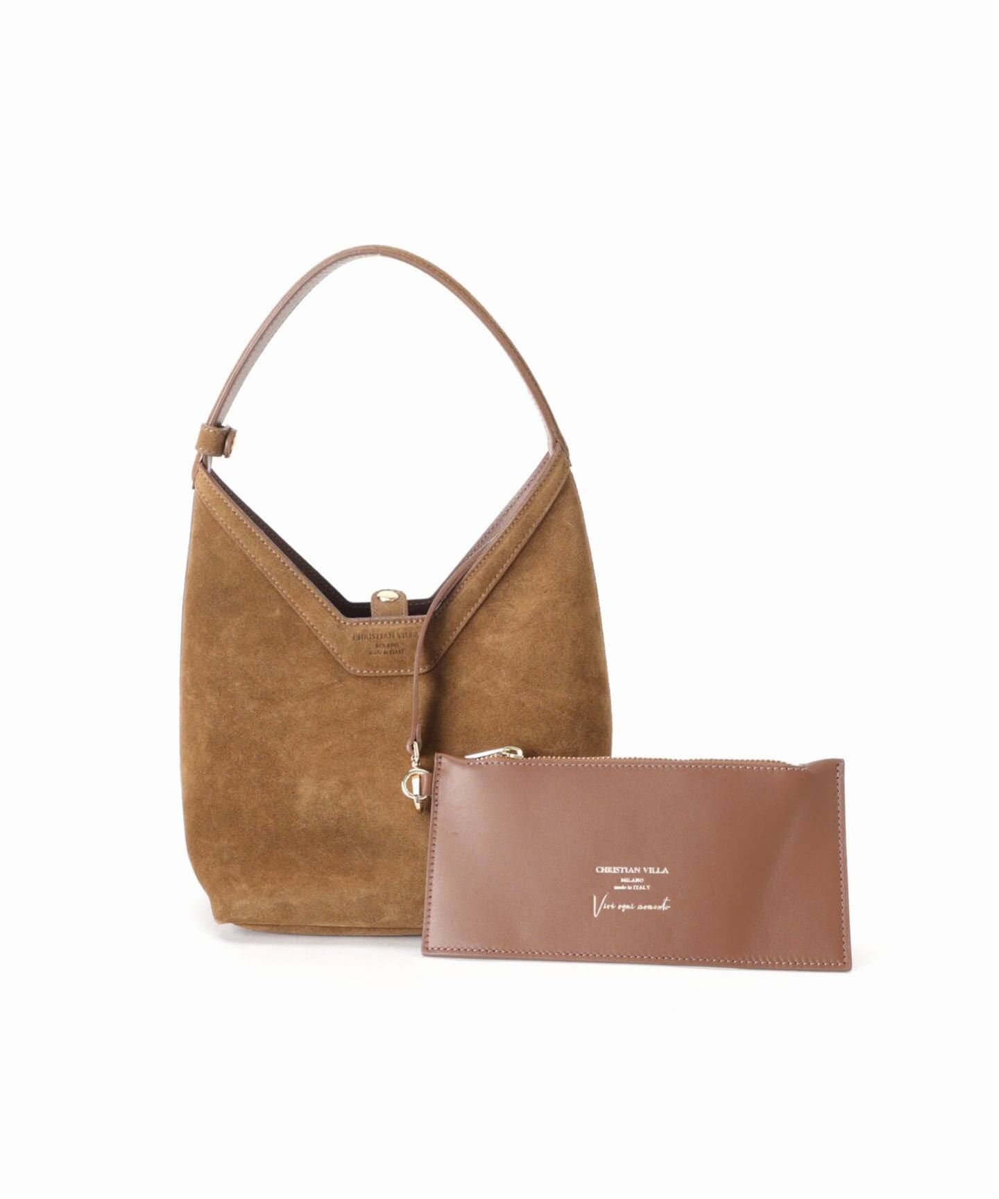 予約》CHRISTIAN VILLA /クリスチャン ヴィラ スエード2WAY BAG