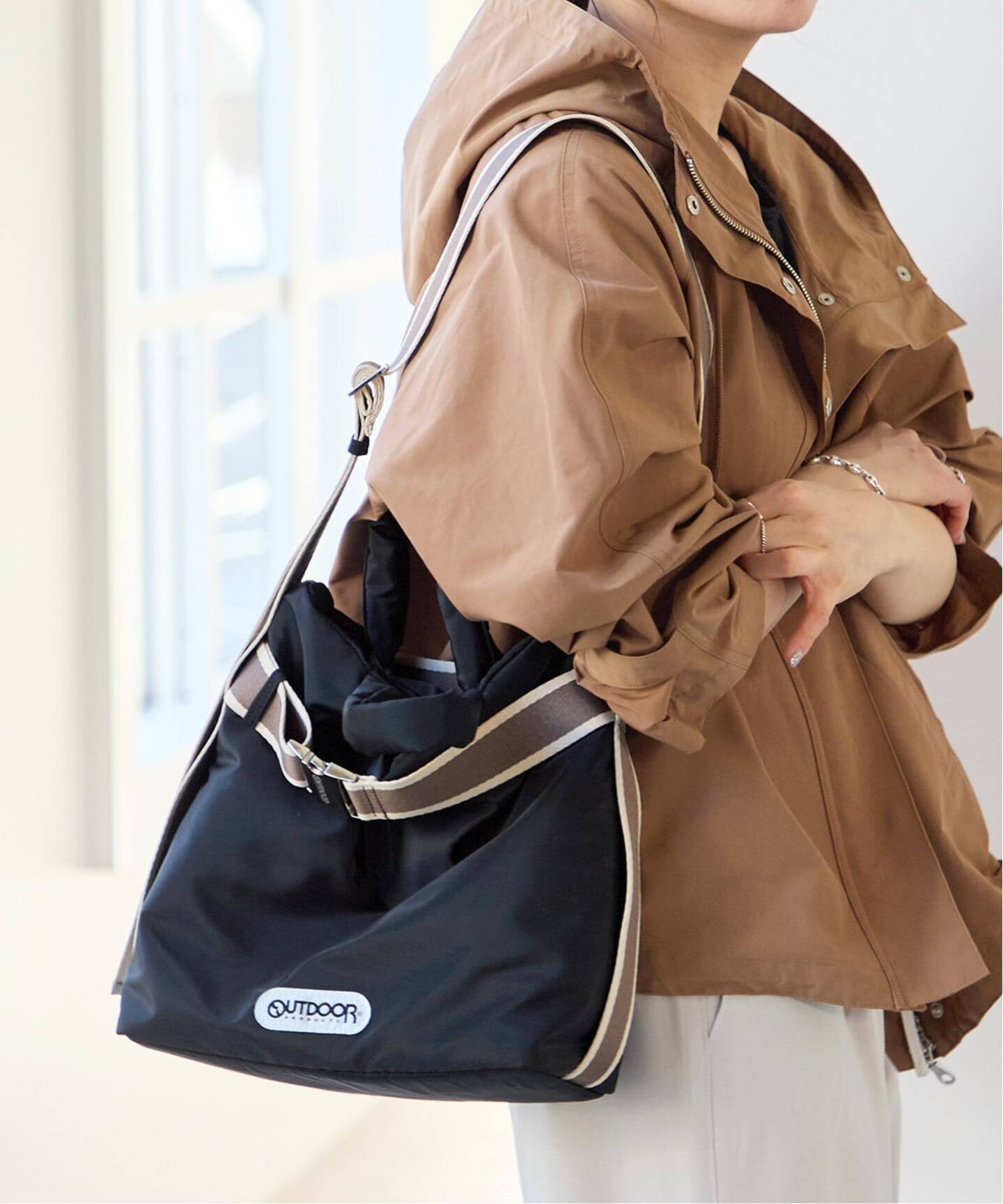 OUTDOOR / アウトドア】別注 Puilting 2way Tote M（トートバッグ 