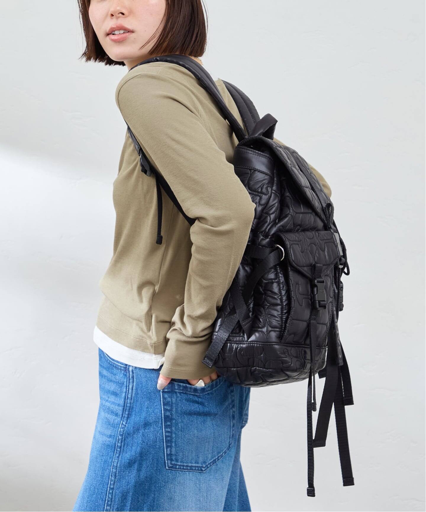 GANNI / ガニー Re-Tech Quilted Backpack（バックパック／リュック