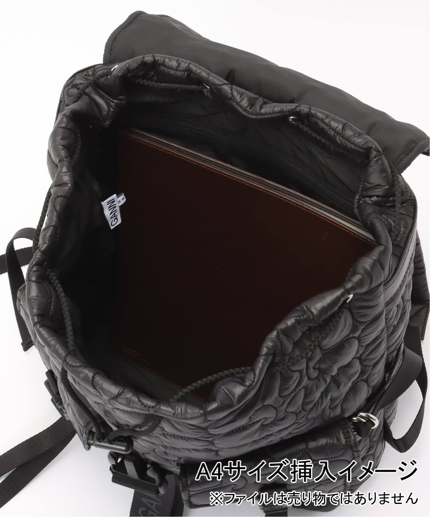 GANNI / ガニー Re-Tech Quilted Backpack（バックパック／リュック