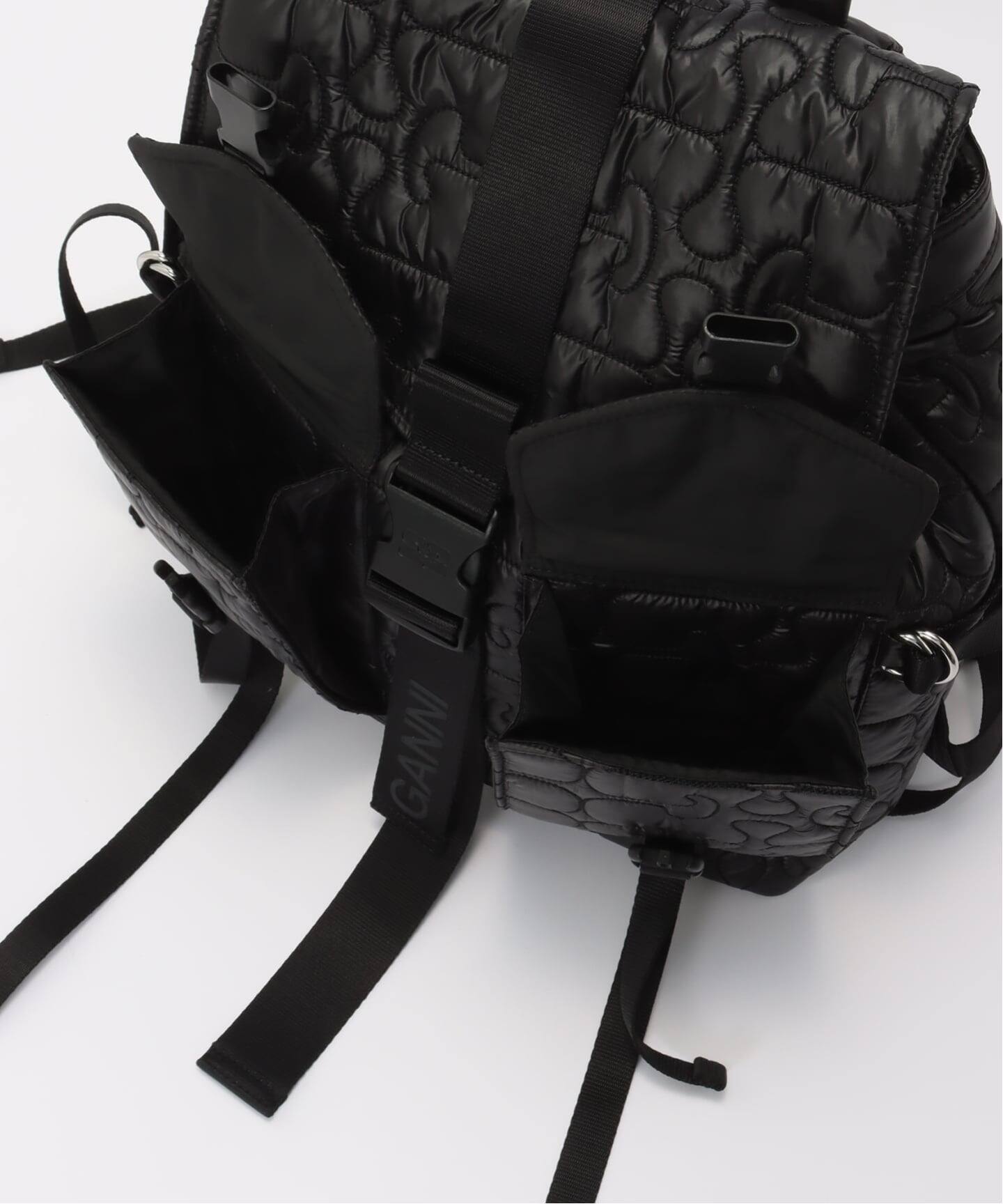GANNI / ガニー Re-Tech Quilted Backpack（バックパック／リュック