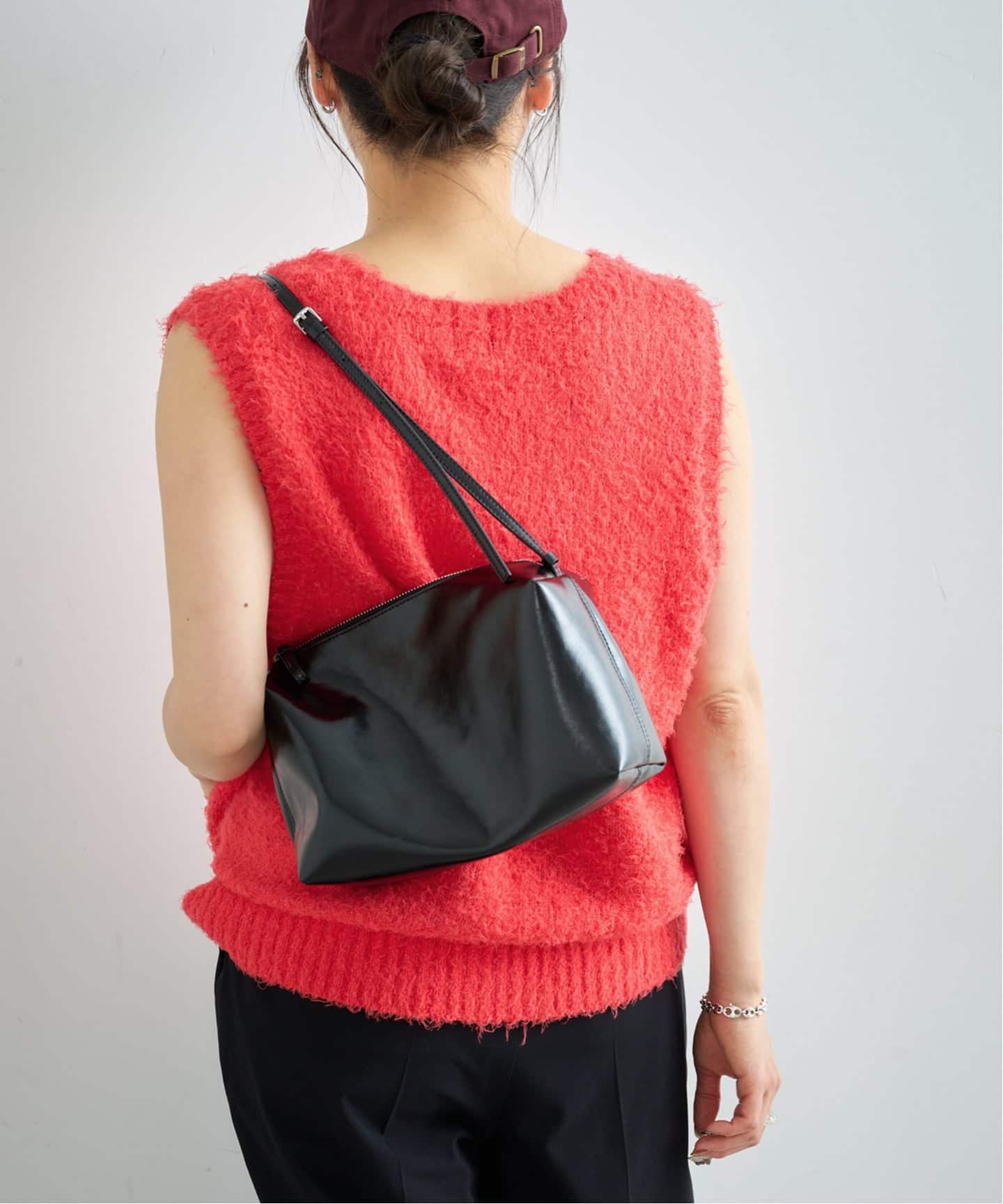 予約》【LOW CLASSIC / ロウクラシック】Lc LEATHER CARAMEL BOX BAG