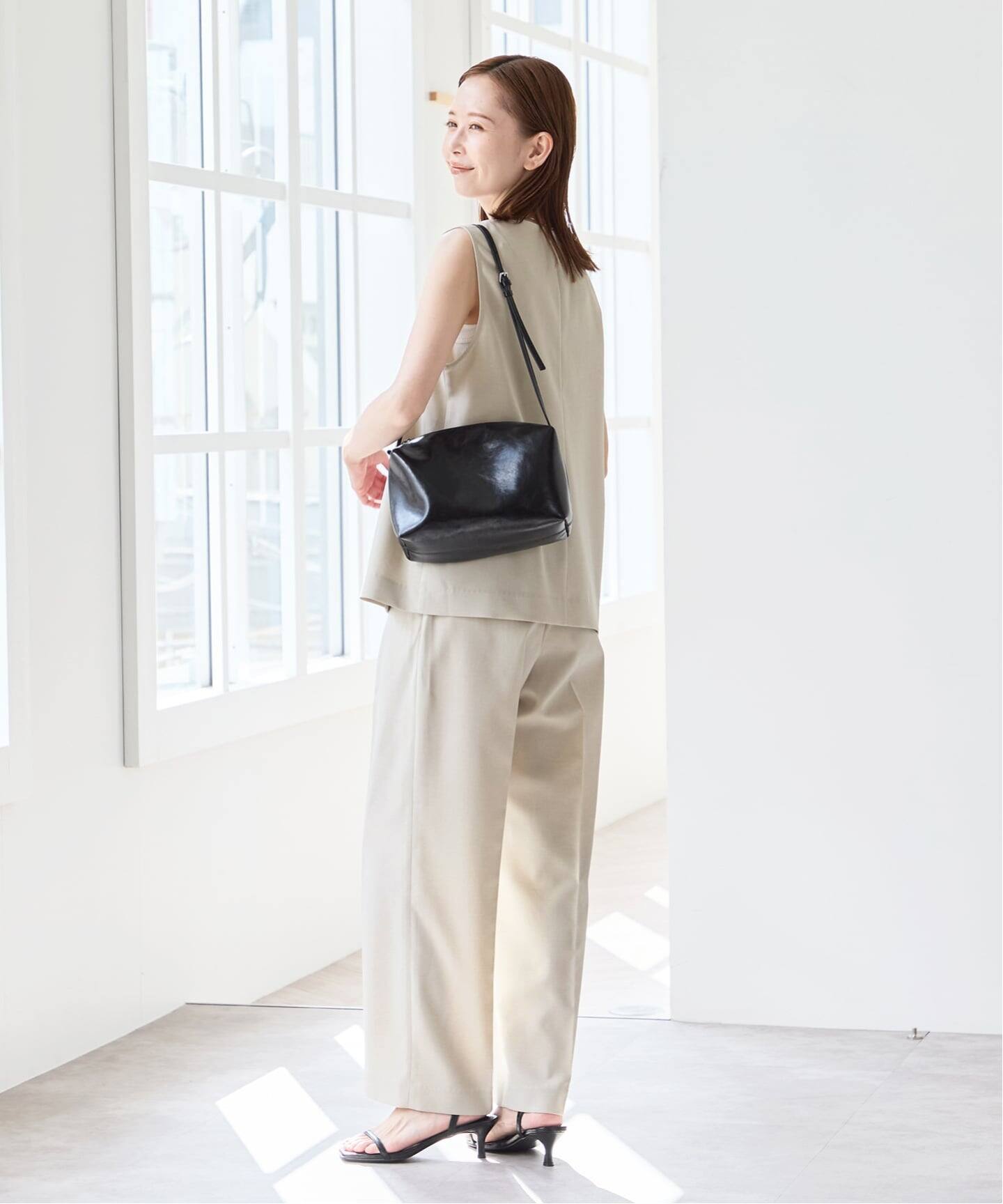 LOW CLASSIC / ロウクラシック】Lc LEATHER CARAMEL BOX BAG 