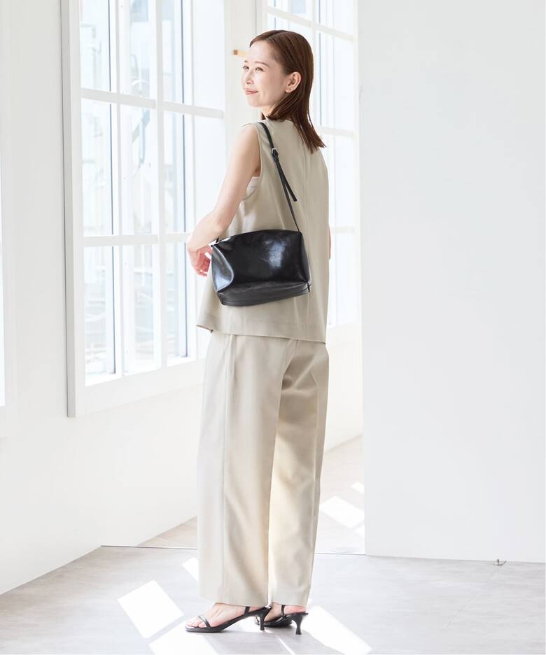 LOW CLASSIC / ロウクラシック】Lc LEATHER CARAMEL BOX BAG 