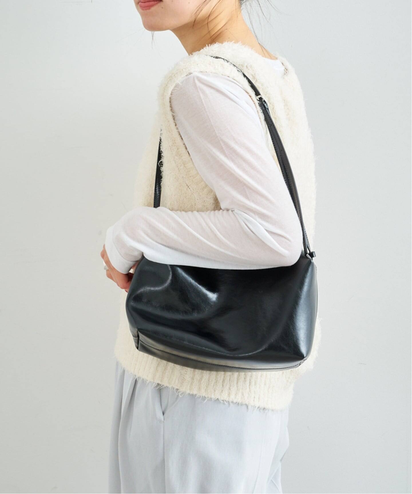 LOW CLASSIC / ロウクラシック】Lc LEATHER CARAMEL BOX BAG