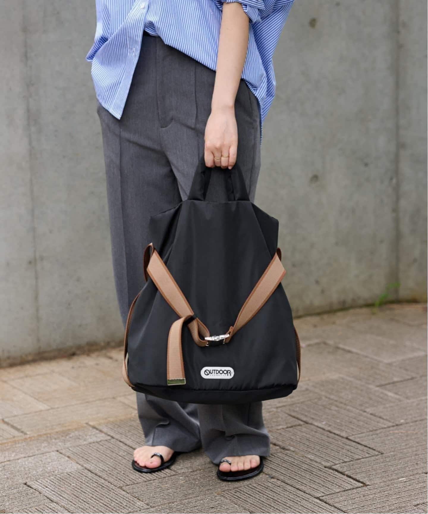 WEB限定 / 追加予約》OUTDOOR/アウドア 別注Puilting 2way tote 17