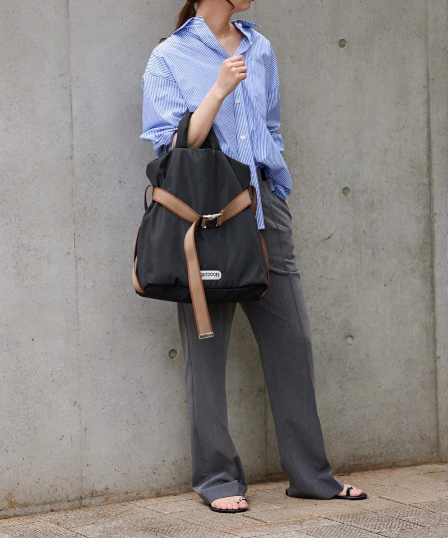 WEB限定 / 追加予約》OUTDOOR/アウドア 別注Puilting 2way tote 17