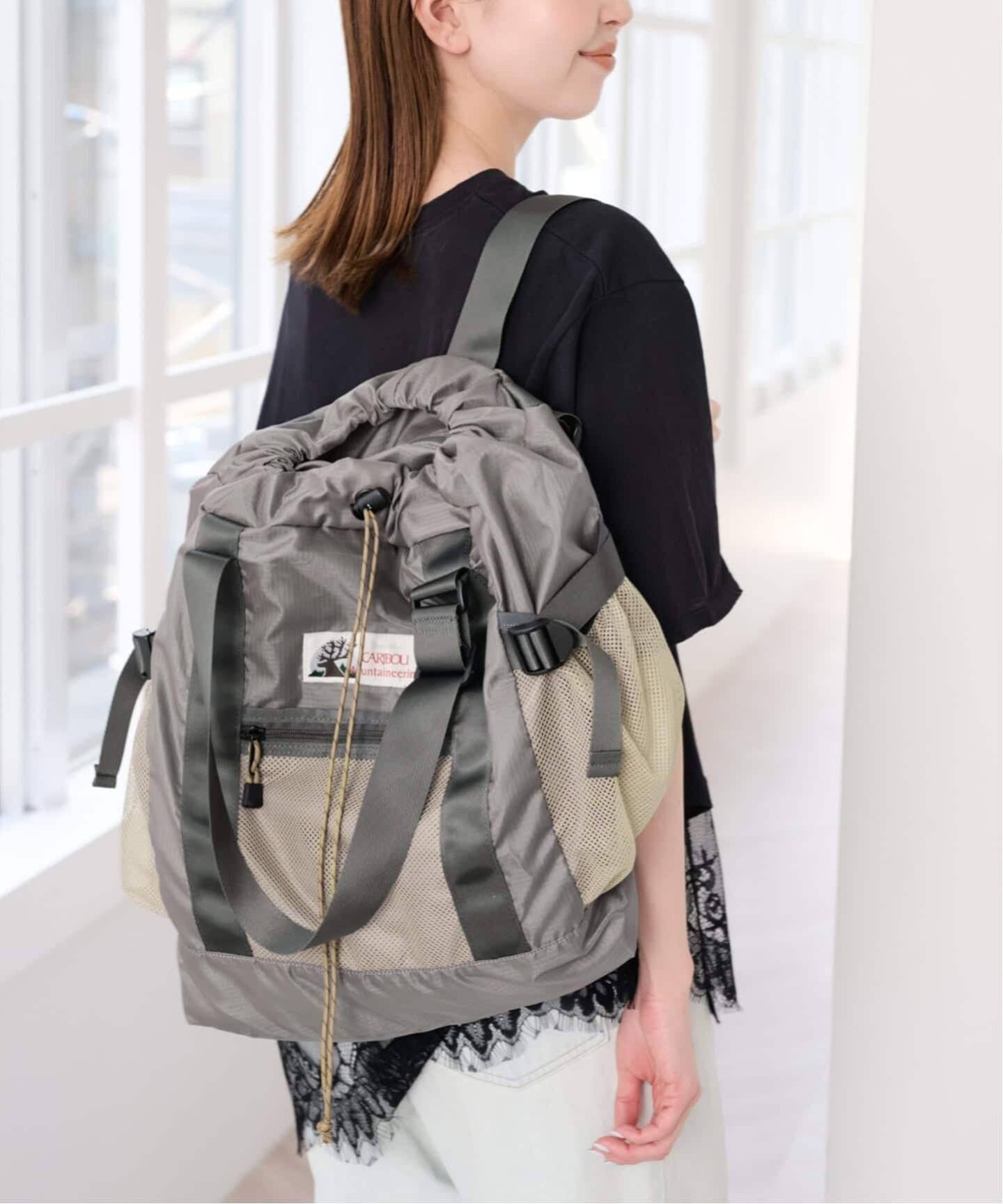 追加》【CARIBOU MOUNTAINEERING】 別注L/W PACK TOTE 2（トートバッグ