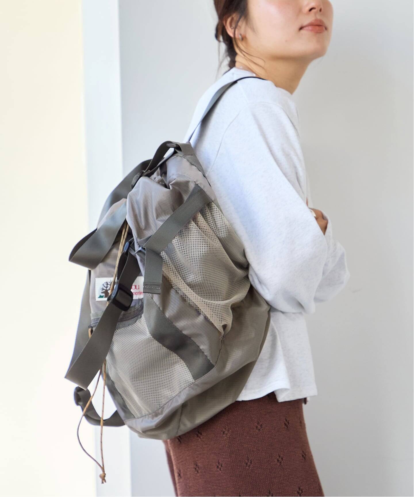 追加》【CARIBOU MOUNTAINEERING】 別注L/W PACK TOTE 2（トートバッグ