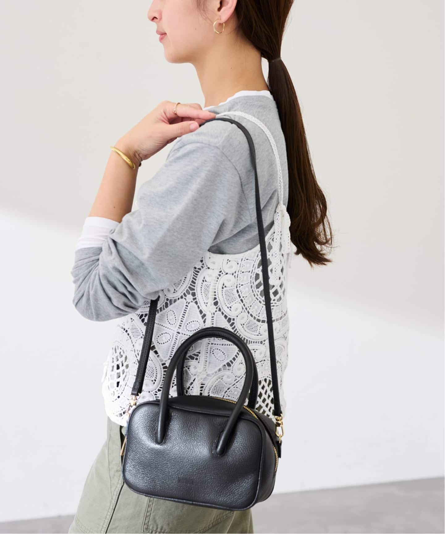 MOFIORA / モフィオラ BOX MINI with strap バッグ（ショルダーバッグ