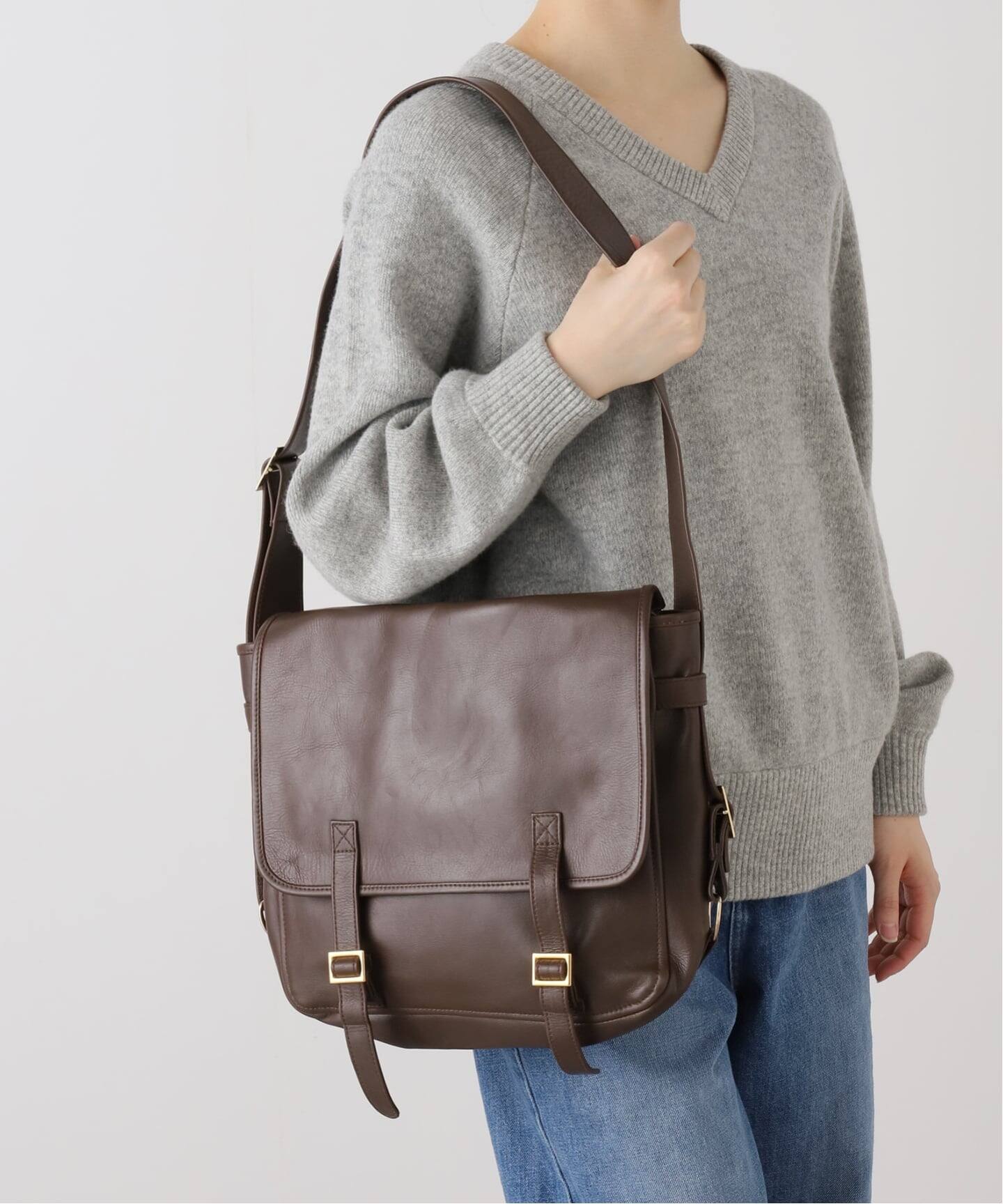 CCU/シーシーユー flap shoulder バッグM（ショルダーバッグ 