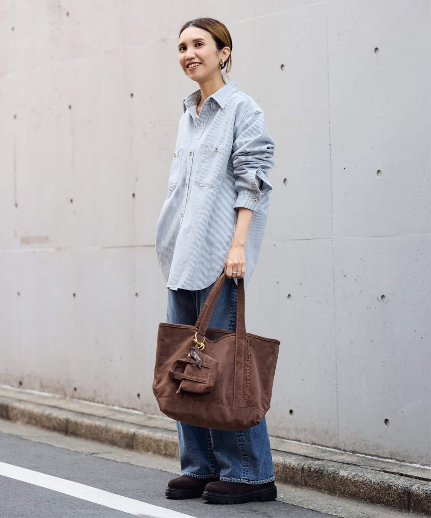 ≪予約≫YA GOOD IDEAS GOOD NEWS BIG&MINI TOTE M（トートバッグ