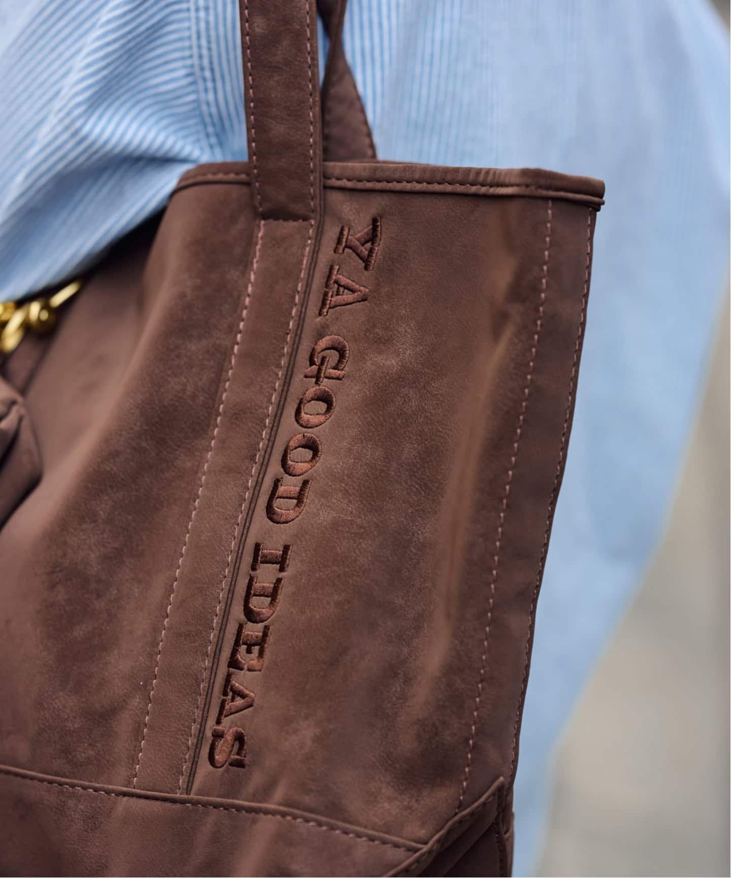 ≪予約≫YA GOOD IDEAS GOOD NEWS BIG&MINI TOTE M（トートバッグ