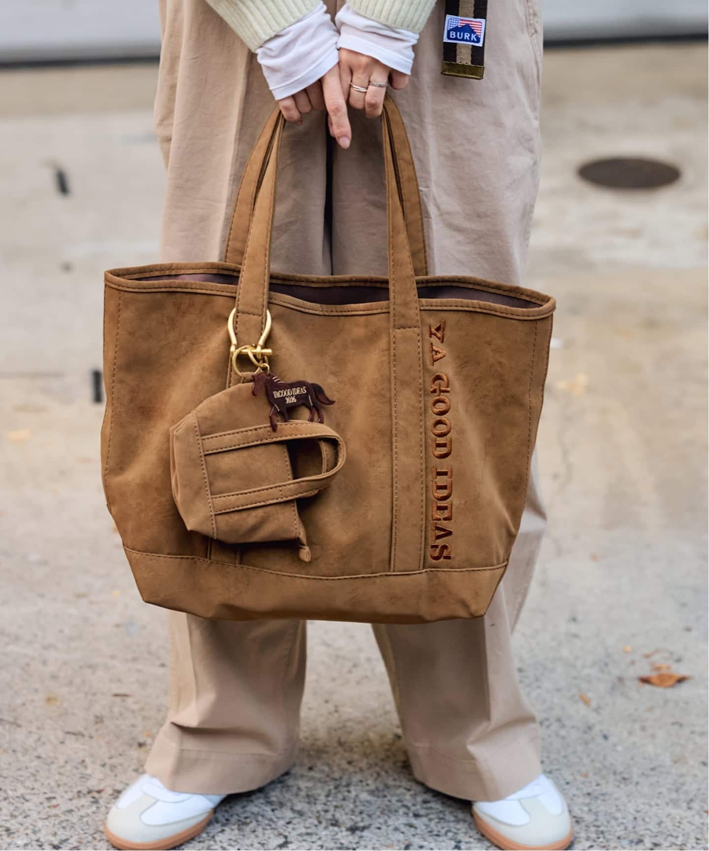 ≪予約≫YA GOOD IDEAS GOOD NEWS BIG&MINI TOTE M（トートバッグ