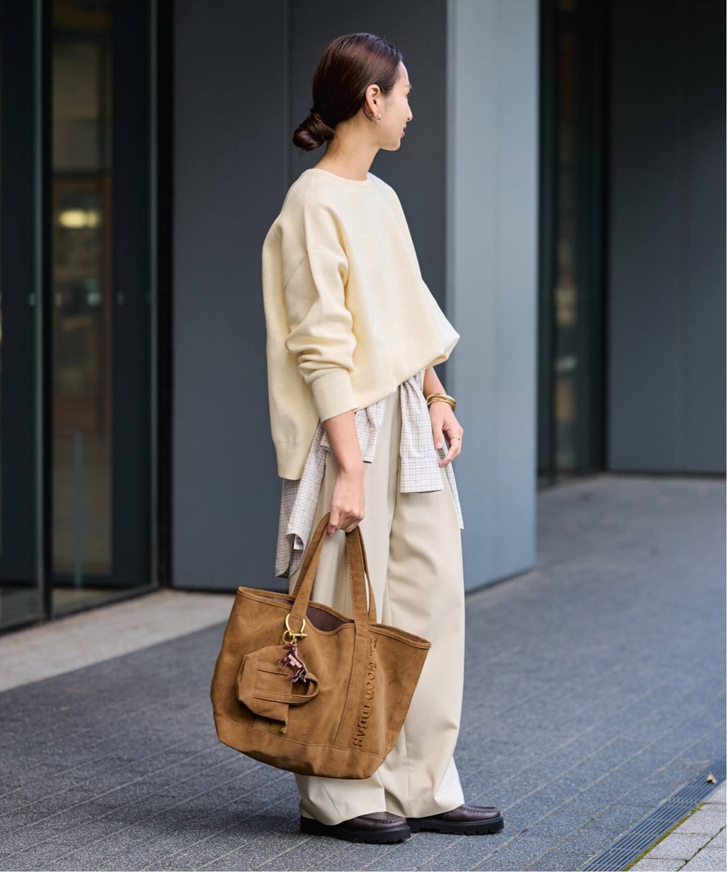 YA GOOD IDEAS GOOD NEWS BIG&MINI TOTE M（トートバッグ）｜FRAMeWORK