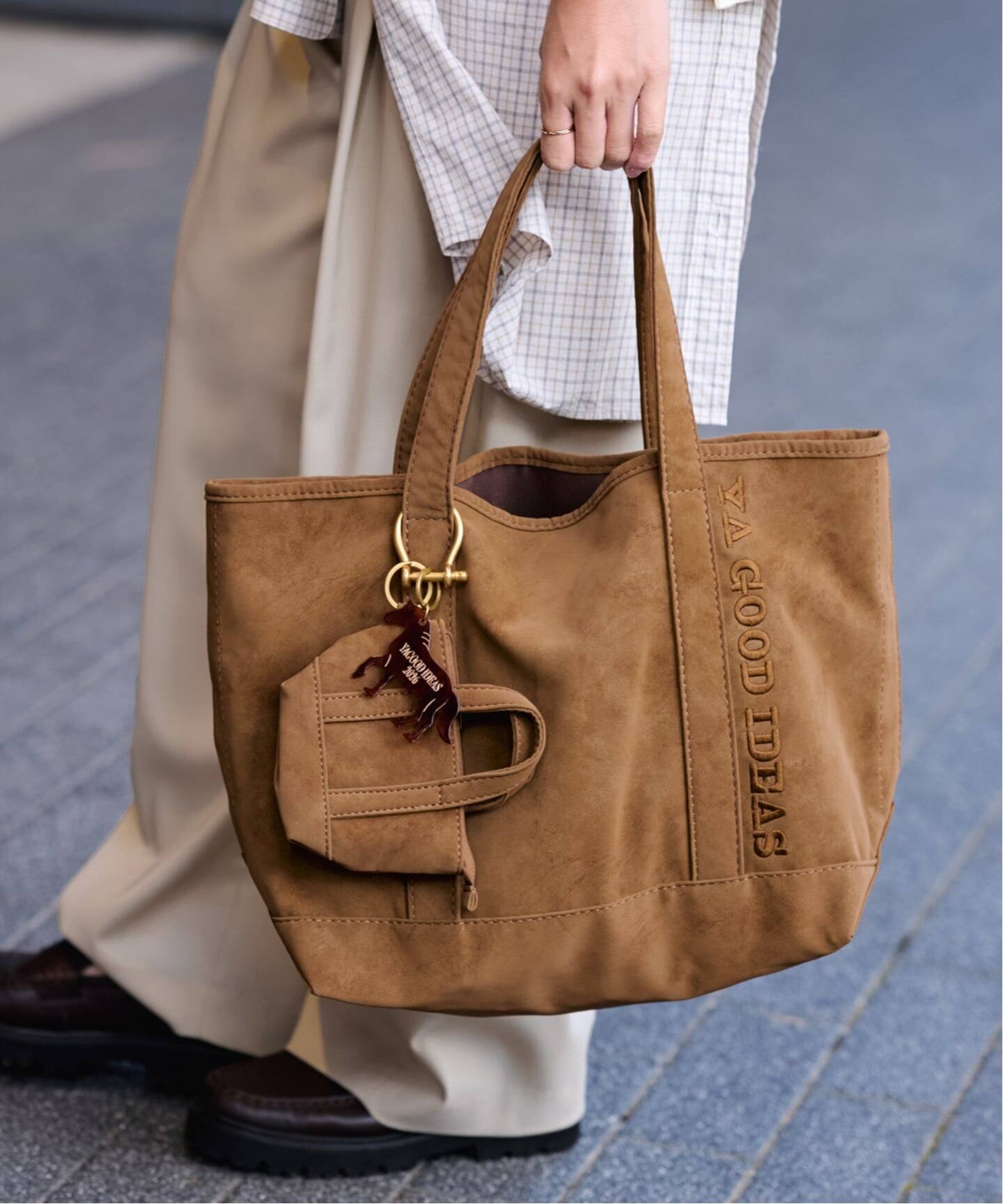 ≪予約≫YA GOOD IDEAS GOOD NEWS BIG&MINI TOTE M（トートバッグ