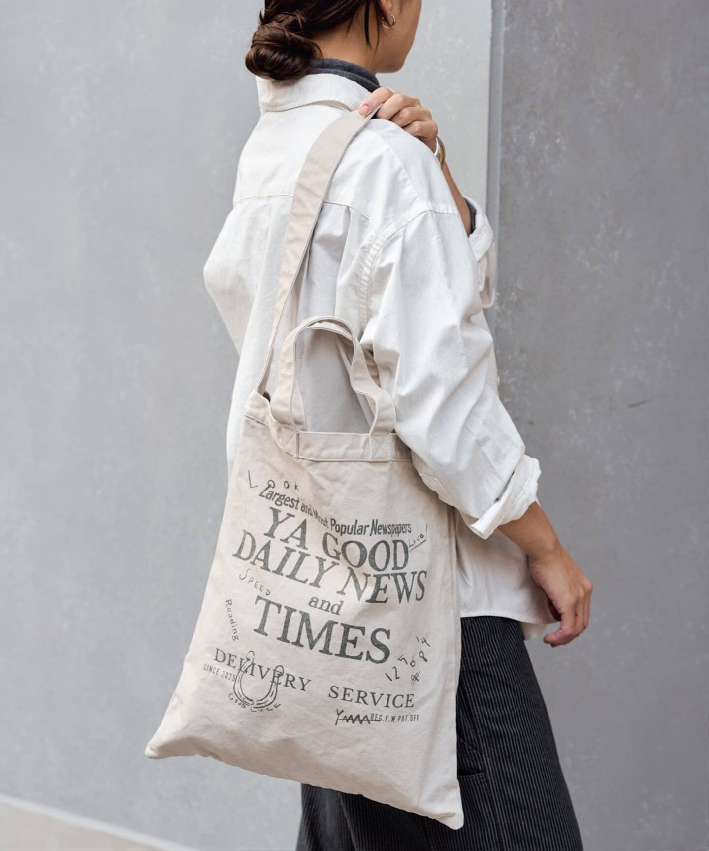 YA GOOD IDEAS YA GOOD DAILY NEWS TIMES T（トートバッグ
