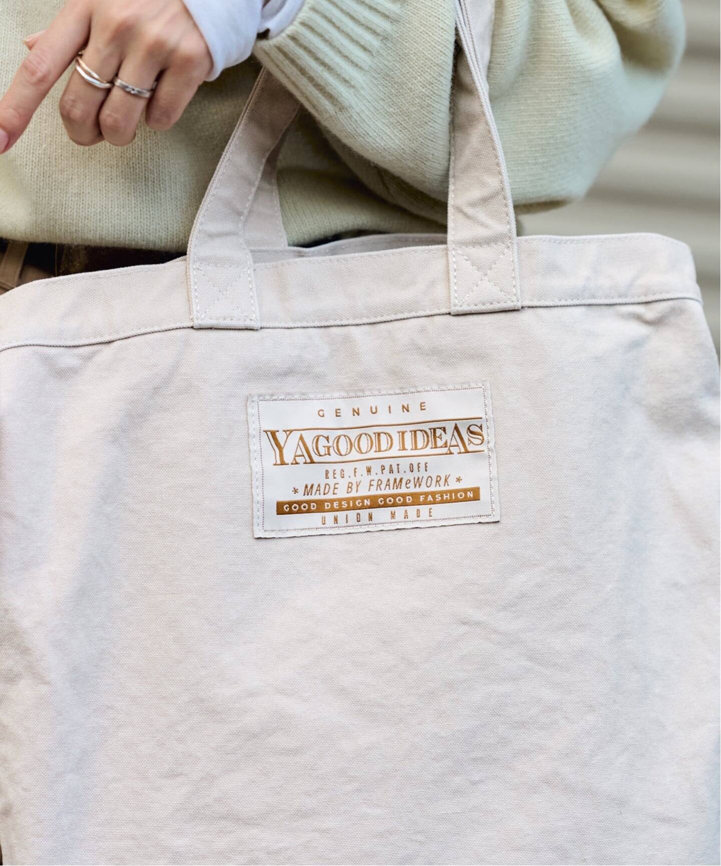 【FRAMeWORK】YA GOOD IDEAS トートバッグ フレームワーク FRAMeWORK ≪WEB限定 / 追加予約≫YA GOOD IDEAS