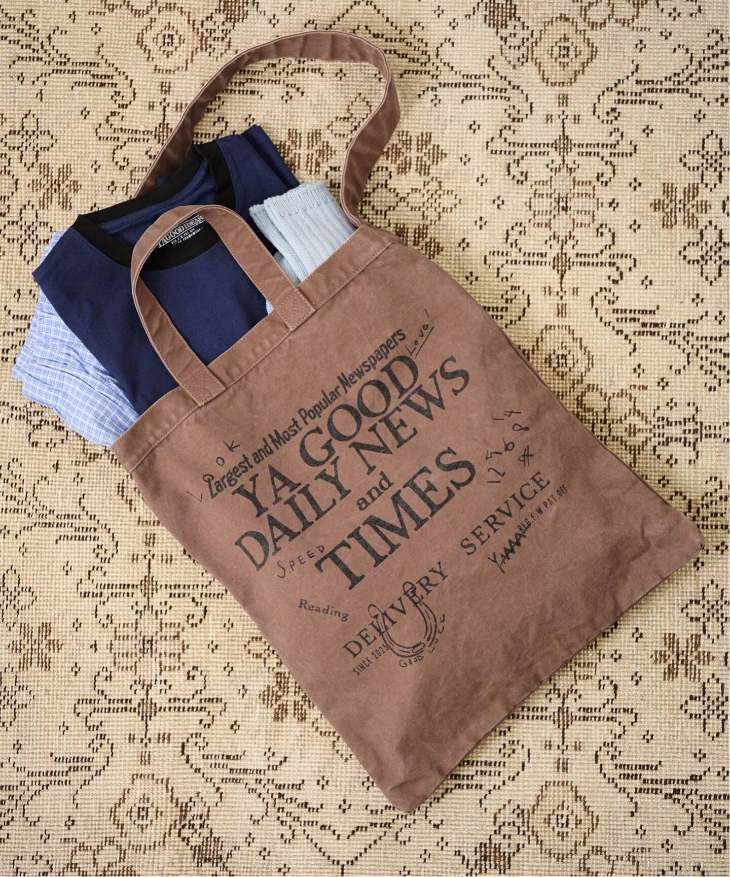 YA GOOD IDEAS YA GOOD DAILY NEWS TIMES T（トートバッグ