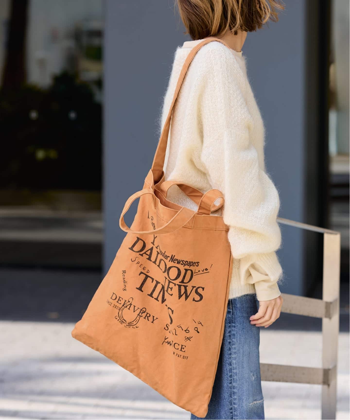 YA GOOD IDEAS YA GOOD DAILY NEWS TIMES T（トートバッグ