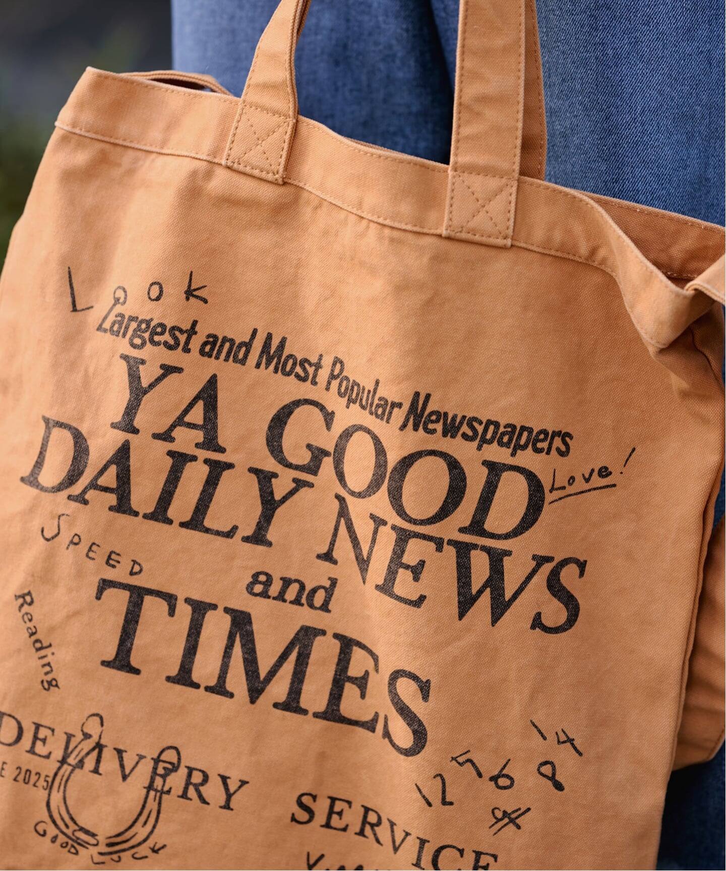 YA GOOD IDEAS YA GOOD DAILY NEWS TIMES T（トートバッグ