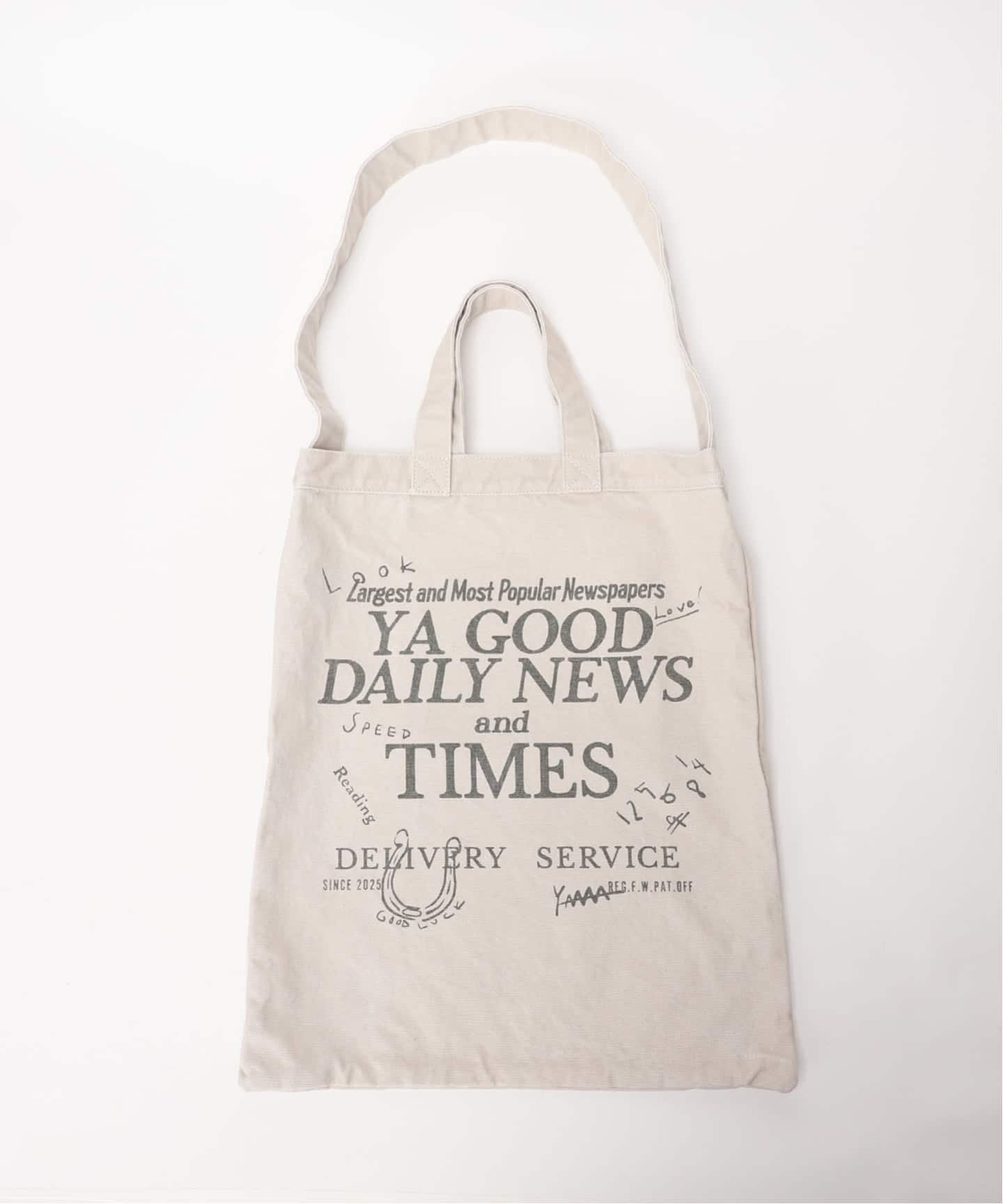 YA GOOD IDEAS YA GOOD DAILY NEWS TIMES T（トートバッグ