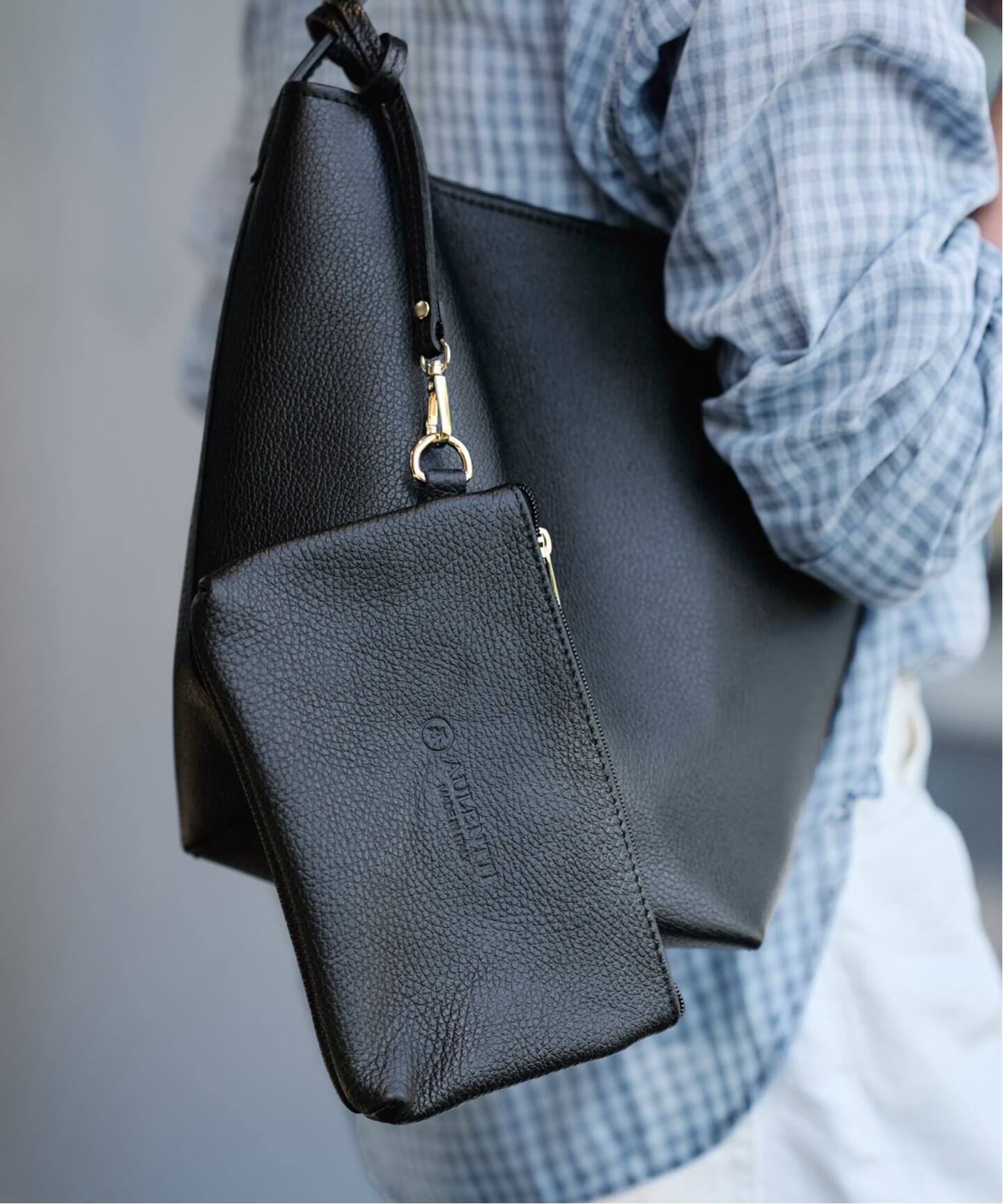 【FRAMeWORK】オウレンティ ショルダー付き レクタングルトート ≪予約≫AULENTTI/オウレンティ ONE HANDLE TOTE WITH POACH（トート