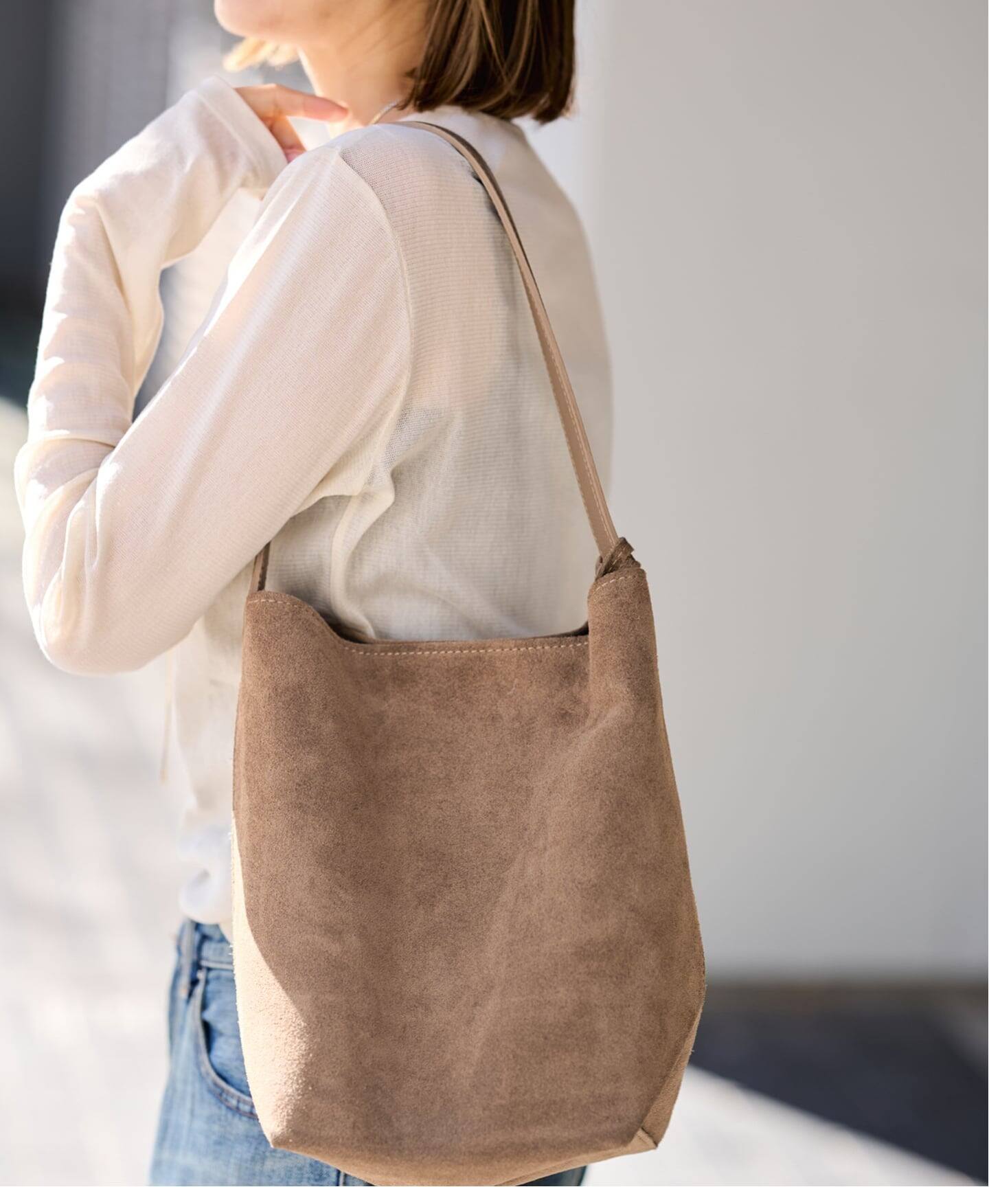 ≪予約≫AULENTTI/オウレンティ ONE HANDLE TOTE WITH POACH（トート