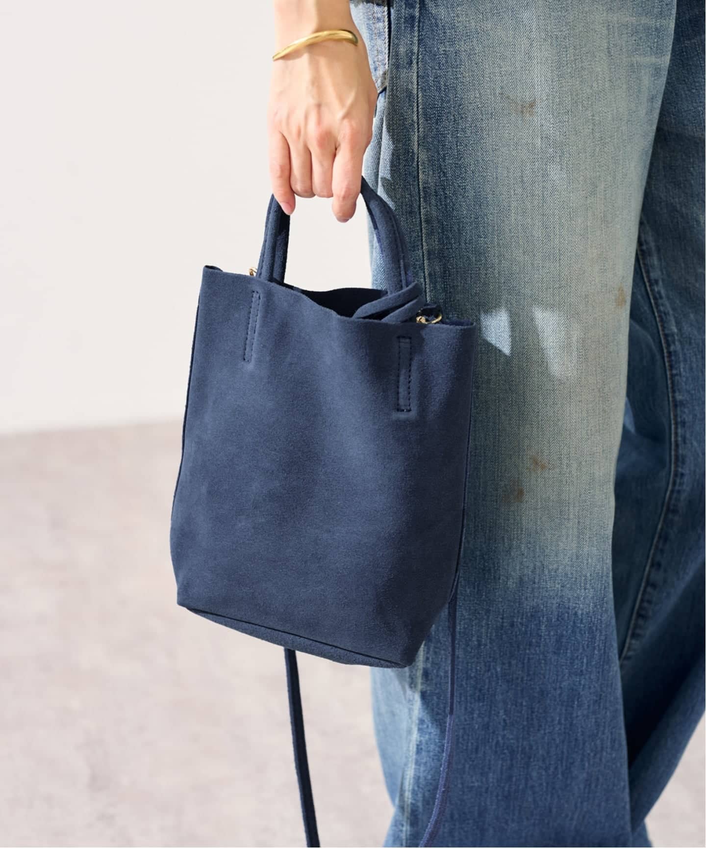 AULENTTI /オウレンティ 別注SUEDEMINI SHOULDER TOTE バッグ